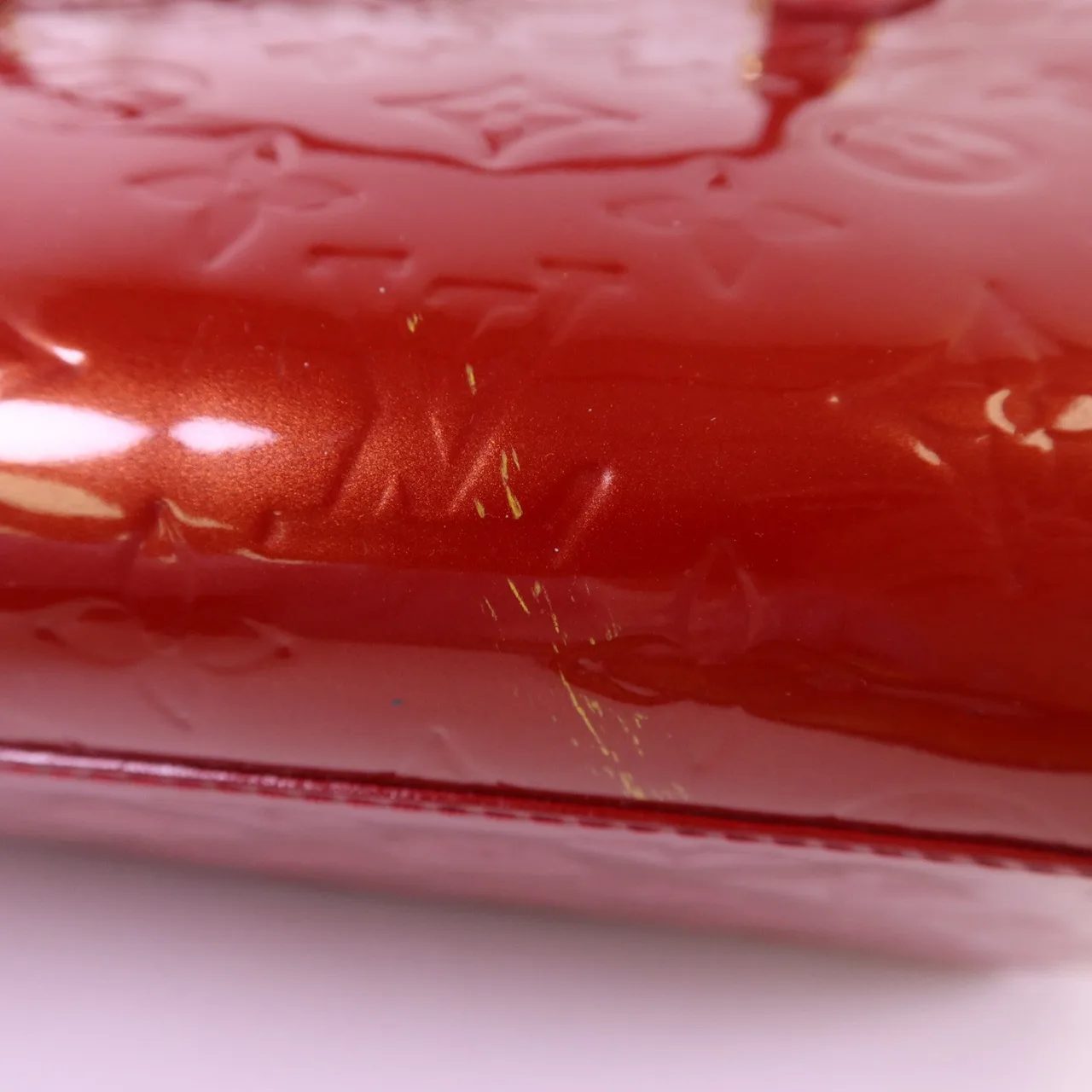 LOUIS VUITTON M91494 肩背包 皮革 紅色 皮革 中古品B - 縮圖 18