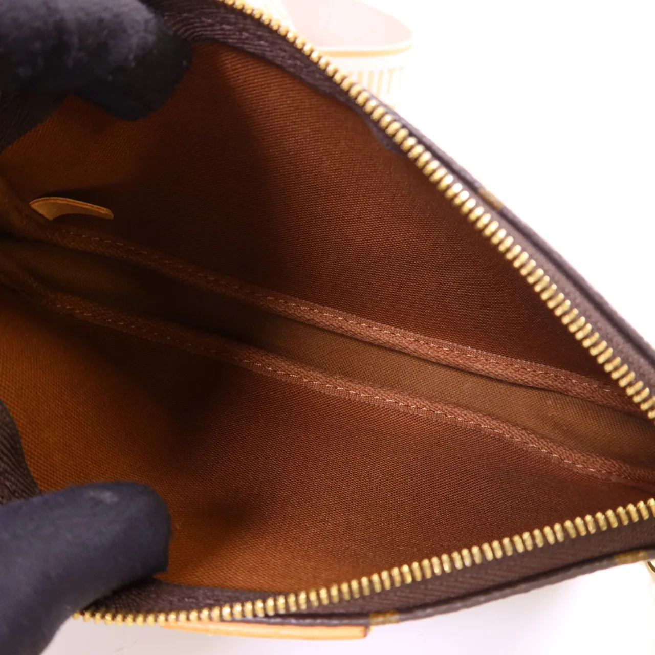 LOUIS VUITTON Multi Pochette M44840 2-Way Bag Coated Canvas 棕色 / 粉色 Coated Canvas Rank A - Thumbnail 14