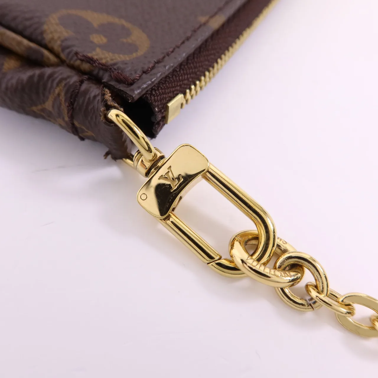 LOUIS VUITTON Multi Pochette M44840 2-Way Bag Coated Canvas 棕色 / 粉色 Coated Canvas Rank A - Thumbnail 15