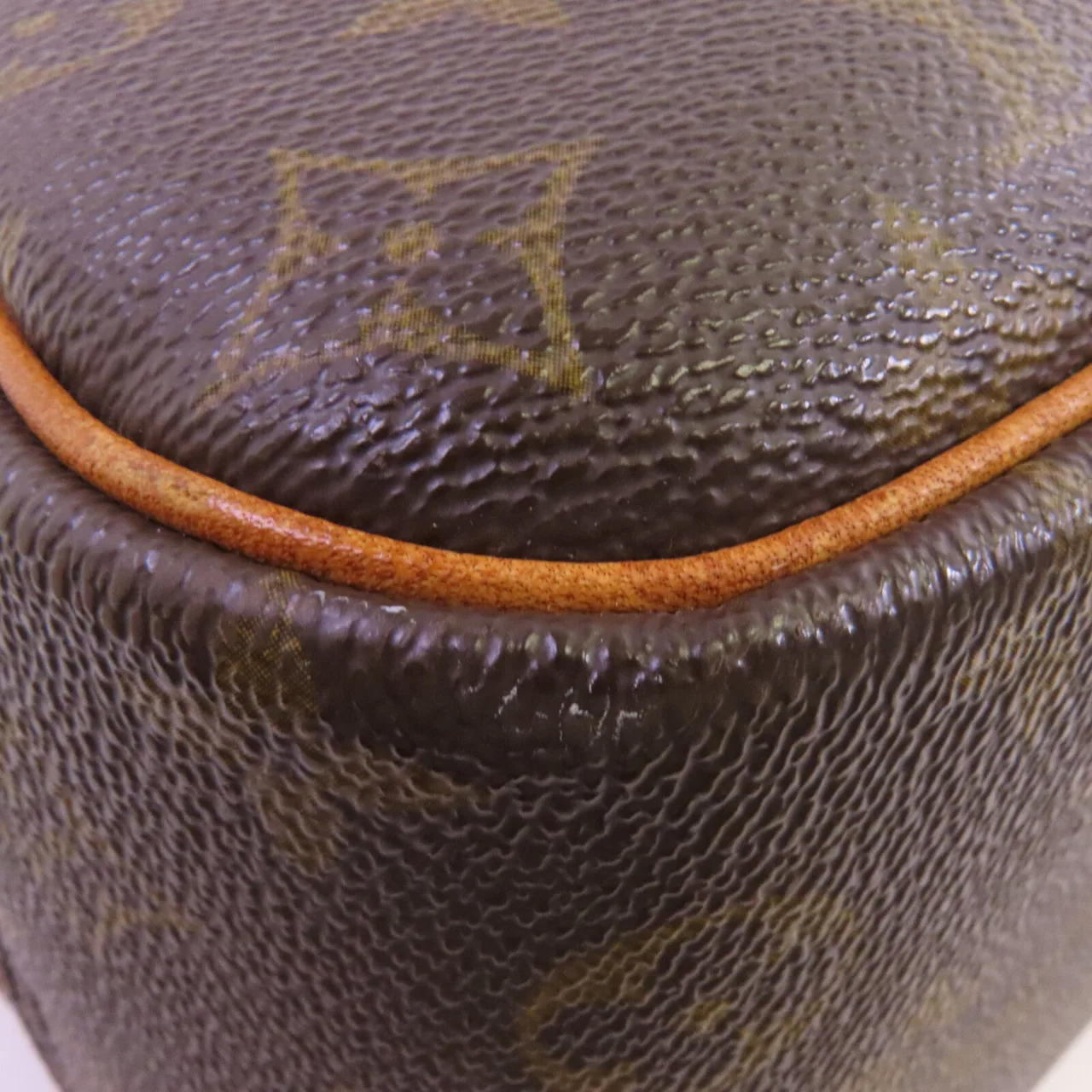 LOUIS VUITTON Deauville M47270 Handbag Coated Canvas 棕色 Coated Canvas Rank B - Thumbnail 7