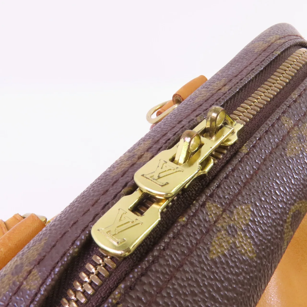 LOUIS VUITTON Deauville M47270 Handbag Coated Canvas 棕色 Coated Canvas Rank B - Thumbnail 12