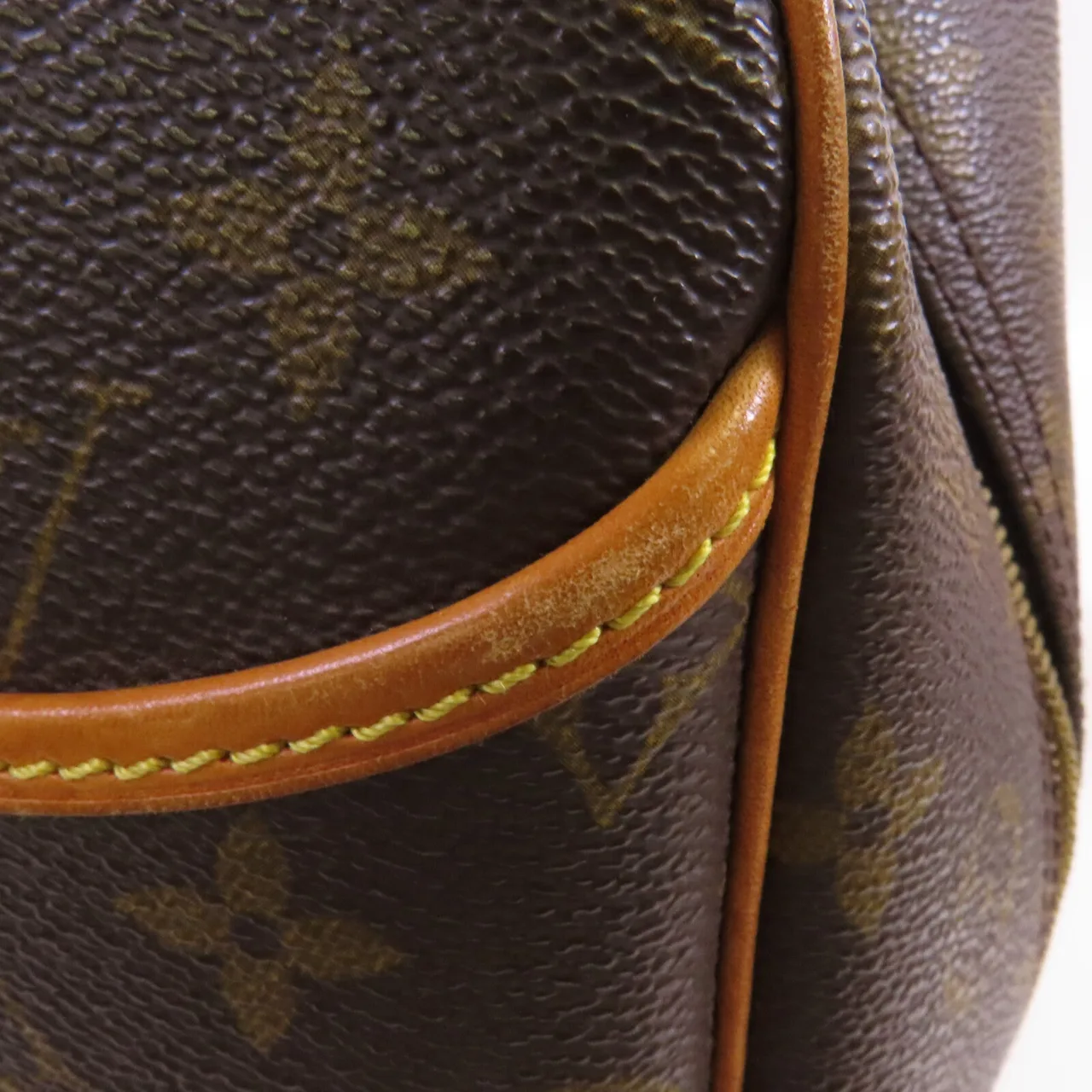 LOUIS VUITTON Deauville M47270 Handbag Coated Canvas 棕色 Coated Canvas Rank B - Thumbnail 14