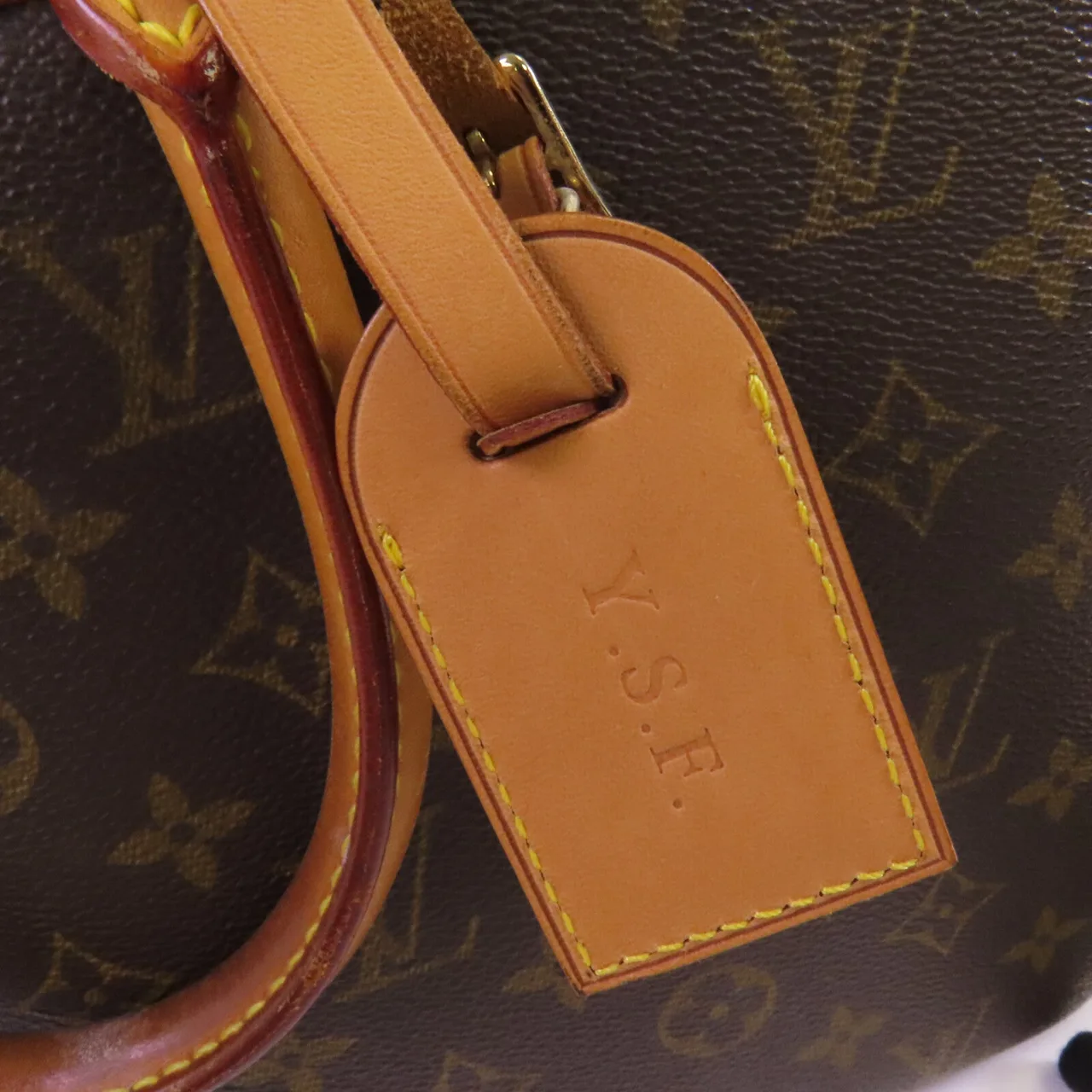 LOUIS VUITTON Deauville M47270 Handbag Coated Canvas 棕色 Coated Canvas Rank B - Thumbnail 21