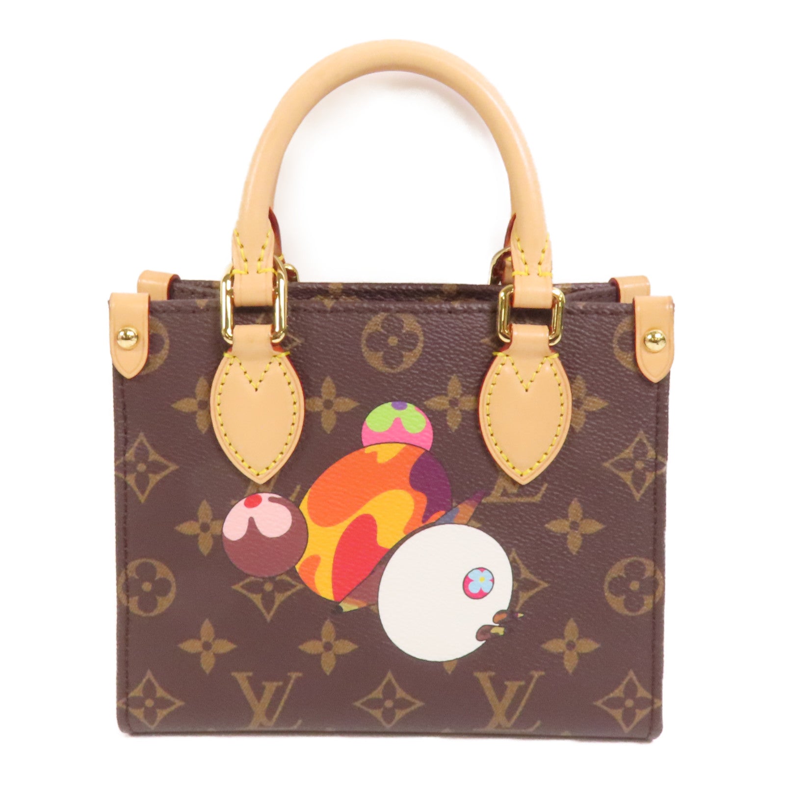 LOUIS VUITTON OnTheGo M13668 2-Way Bag Coated Canvas 2