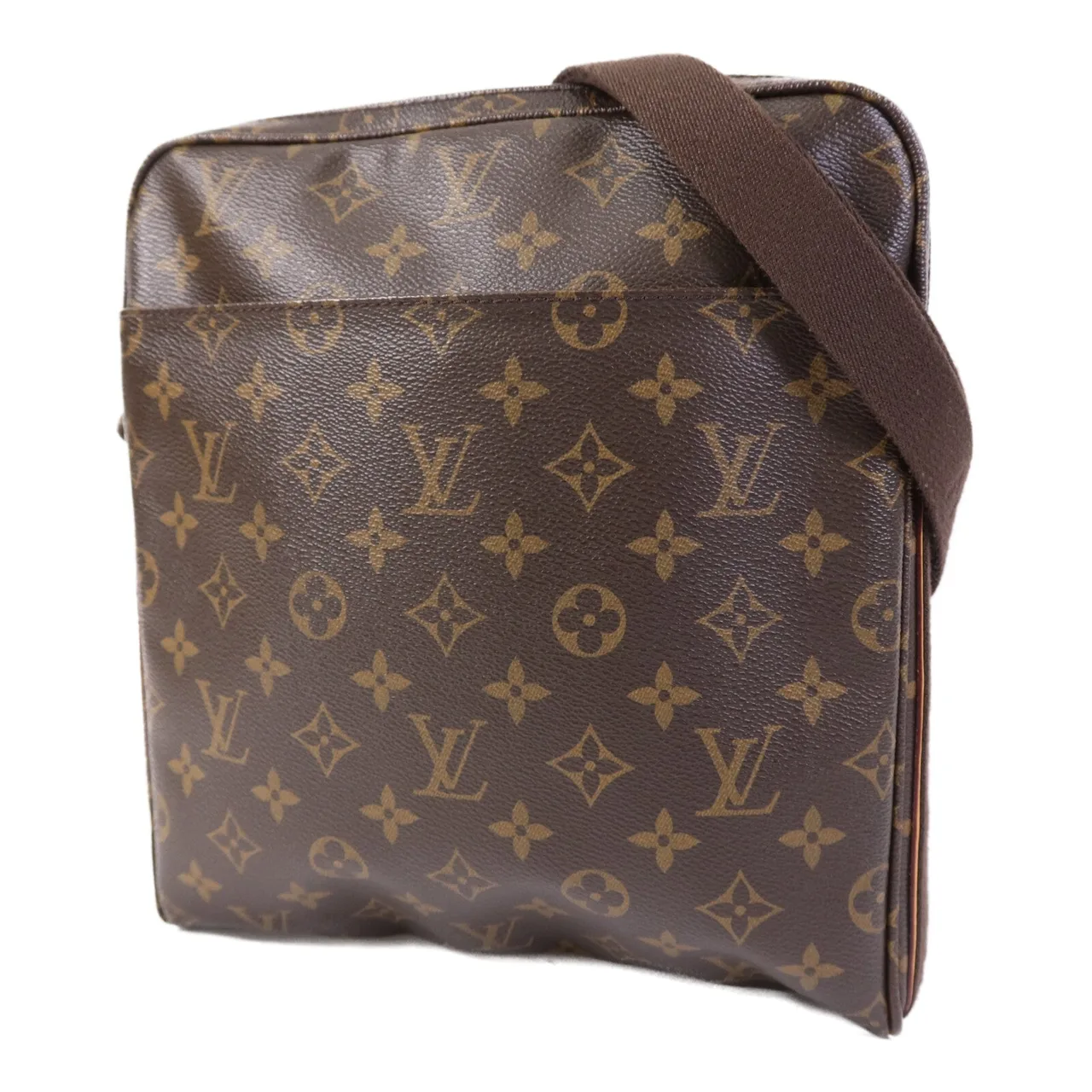 LOUIS VUITTON Beaubourg M97037 肩背包 塗層帆布 棕色 / Brown 塗層帆布 中古品A - 縮圖 3