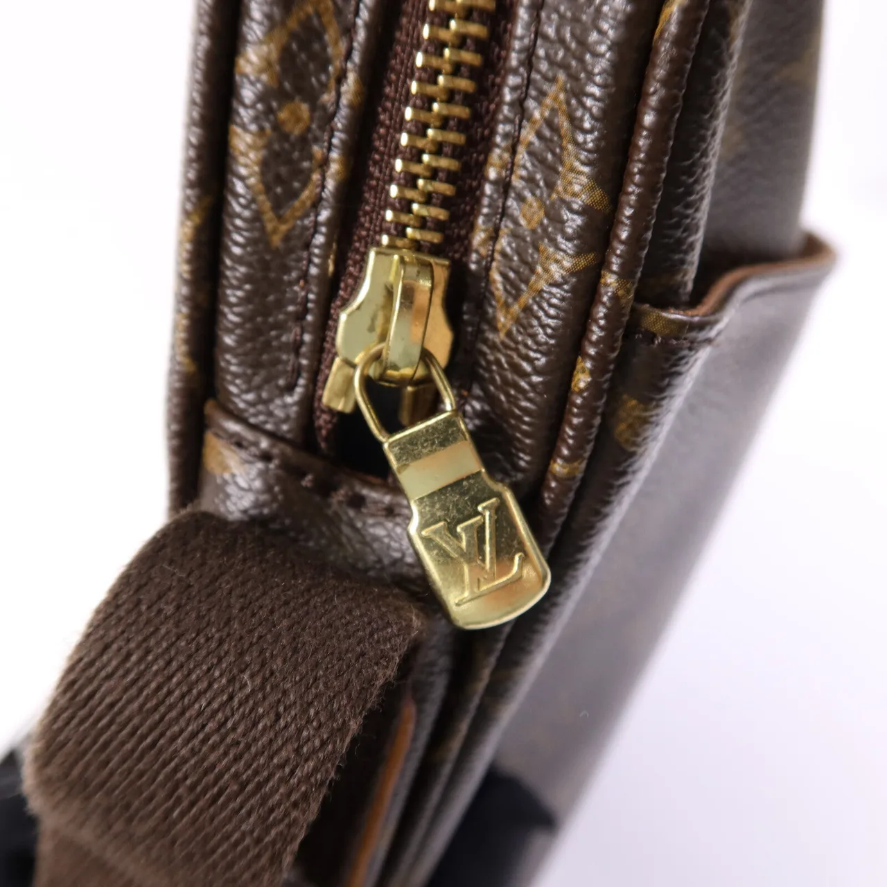 LOUIS VUITTON Beaubourg M97037 肩背包 塗層帆布 棕色 / Brown 塗層帆布 中古品A - 縮圖 7