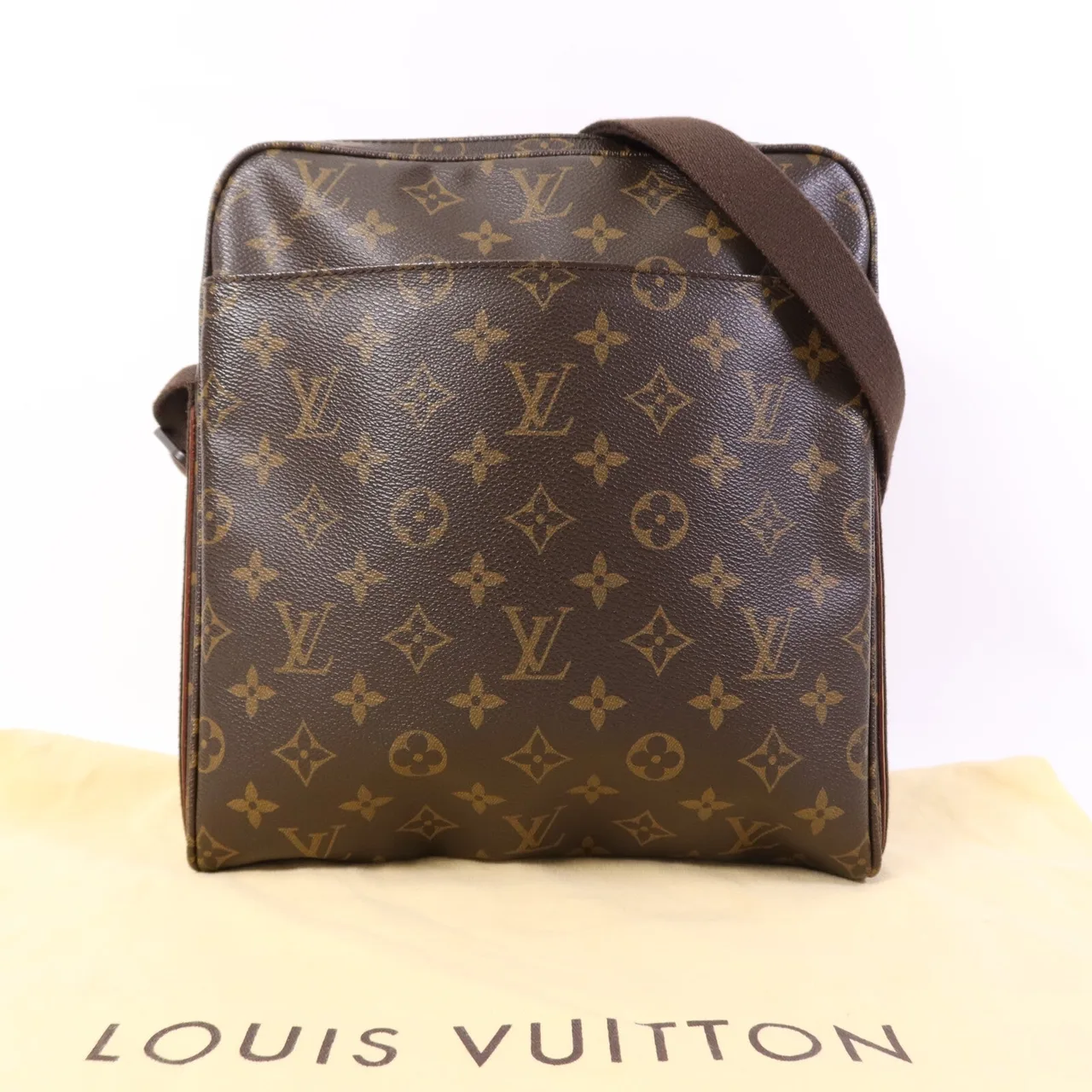 LOUIS VUITTON Beaubourg M97037 肩背包 塗層帆布 棕色 / Brown 塗層帆布 中古品A - 縮圖 10