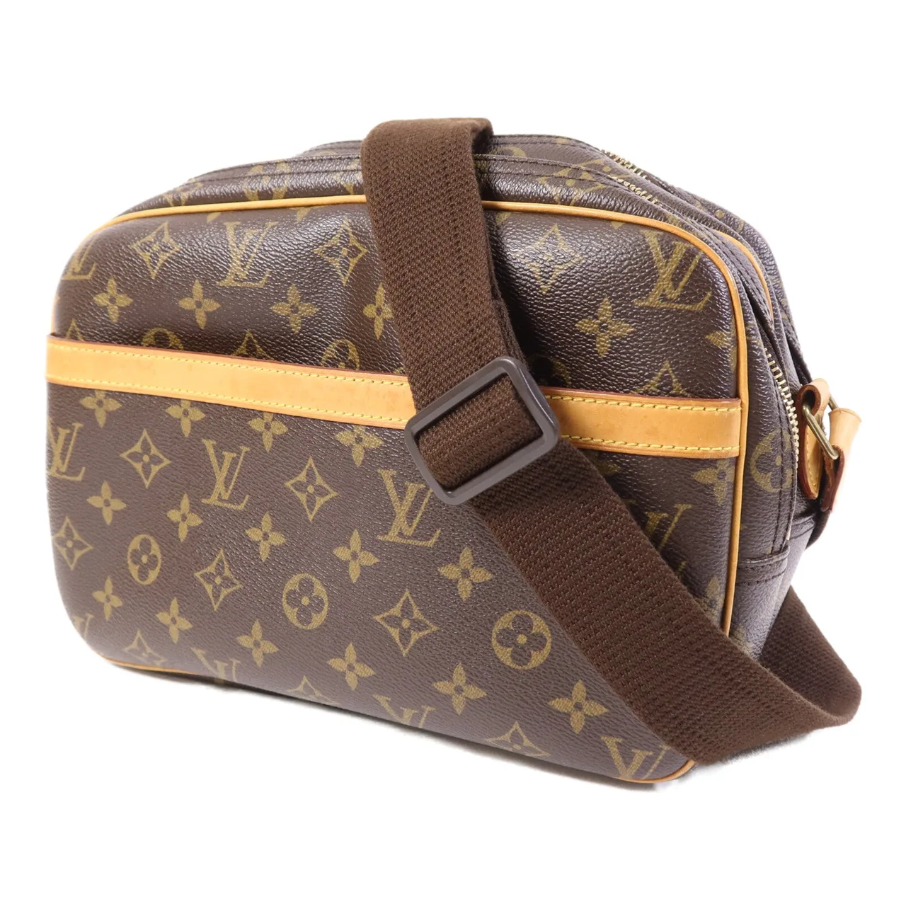 LOUIS VUITTON Reporter M45254 肩背包 塗層帆布 棕色 / Brown 塗層帆布 中古品B - 縮圖 2