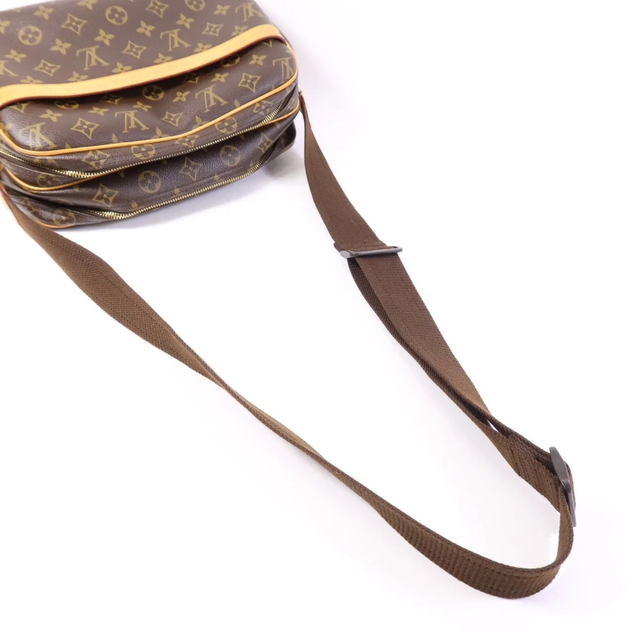 LOUIS VUITTON Reporter M45254 肩背包 塗層帆布 棕色 / Brown 塗層帆布 中古品B - 縮圖 9