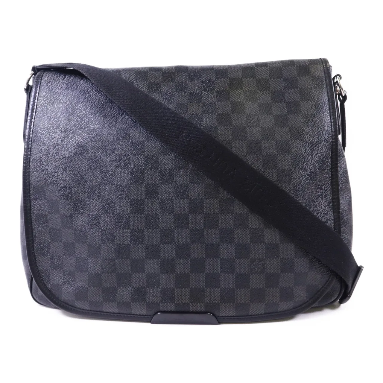 LOUIS VUITTON Daniel N58033 肩背包 塗層帆布 黑色