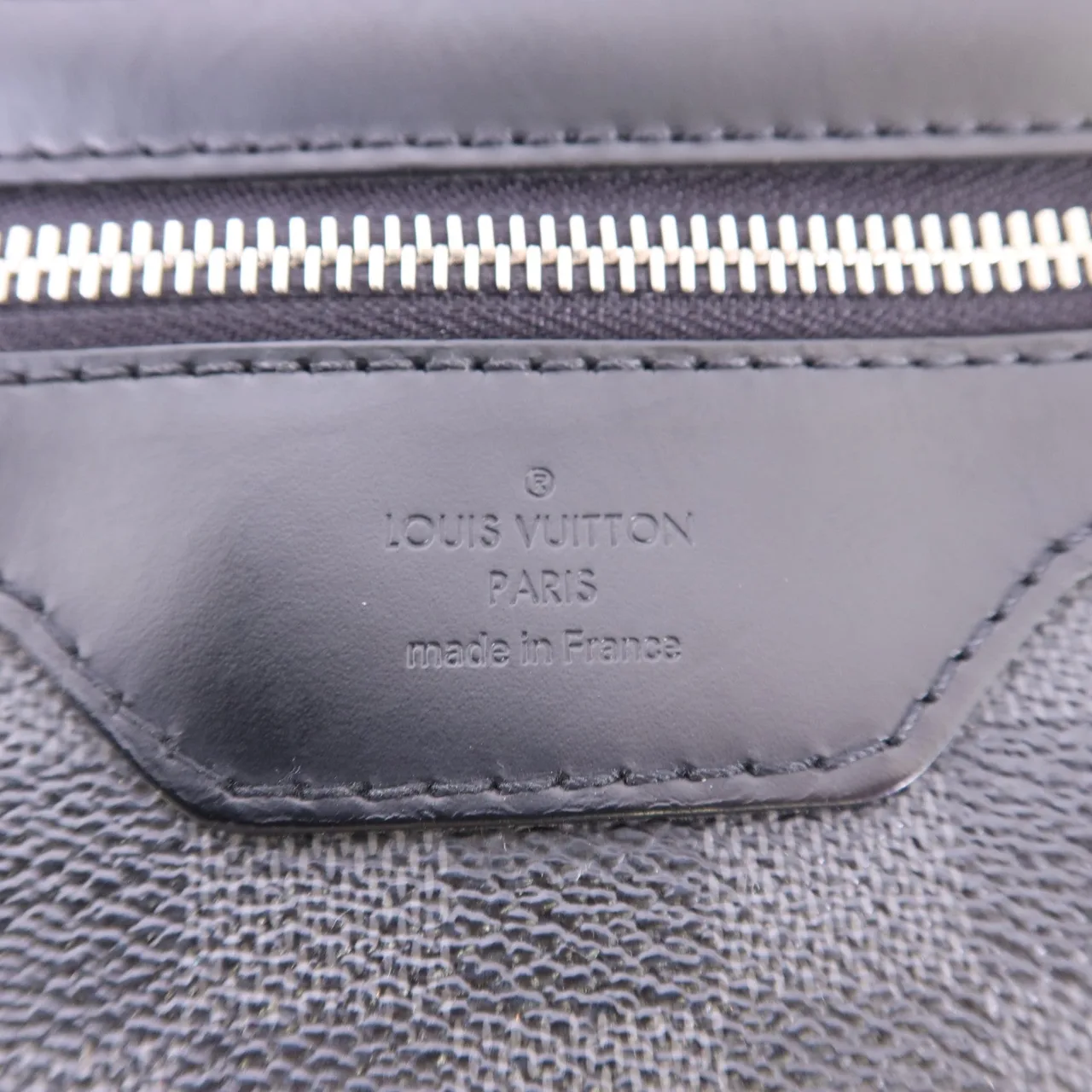 LOUIS VUITTON Daniel N58033 肩背包 塗層帆布 黑色 塗層帆布 中古品B - 縮圖 7
