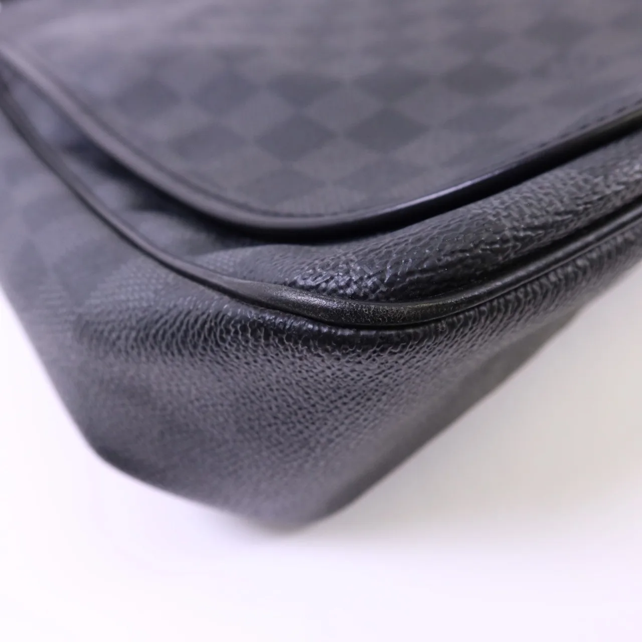 LOUIS VUITTON Daniel N58033 肩背包 塗層帆布 黑色 塗層帆布 中古品B - 縮圖 13
