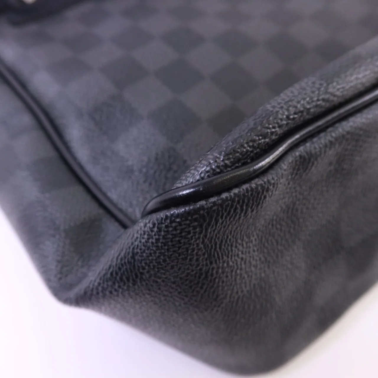 LOUIS VUITTON Daniel N58033 肩背包 塗層帆布 黑色 塗層帆布 中古品B - 縮圖 15