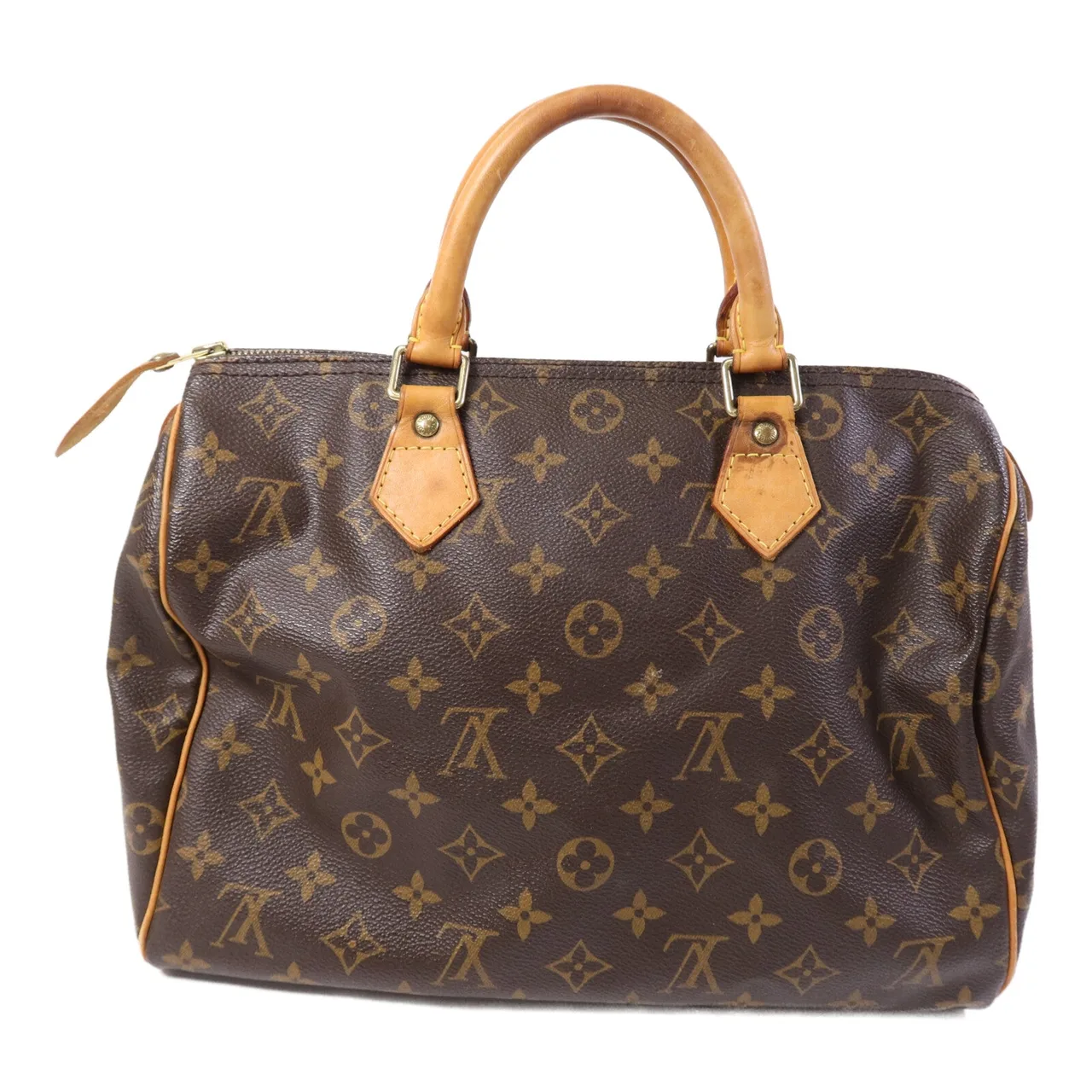 LOUIS VUITTON Speedy M41528 手提包 塗層帆布 棕色 / Brown 塗層帆布 中古品B - 縮圖 2