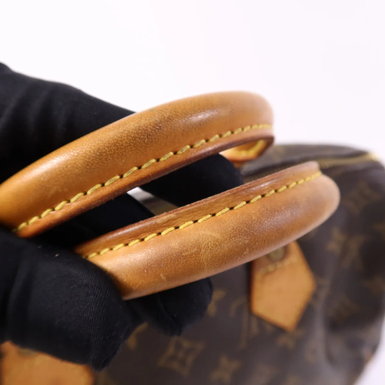 LOUIS VUITTON Speedy M41528 手提包 塗層帆布 棕色 / Brown 塗層帆布 中古品B - 縮圖 9