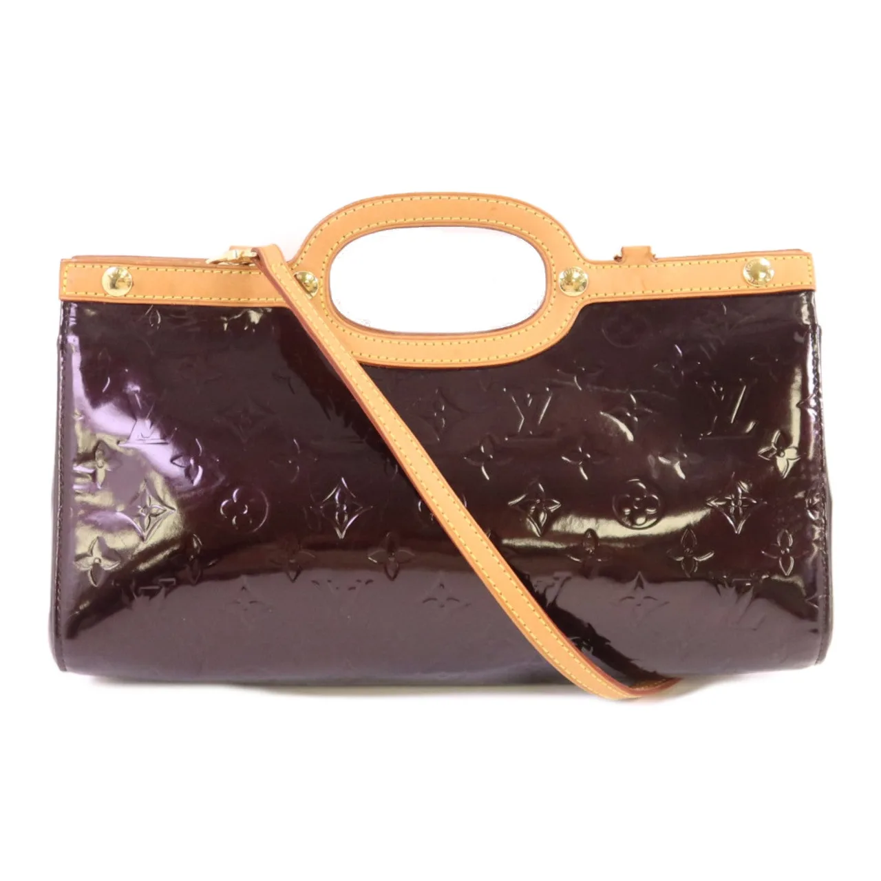 LOUIS VUITTON M91995 2-Way Bag Leather 紅色