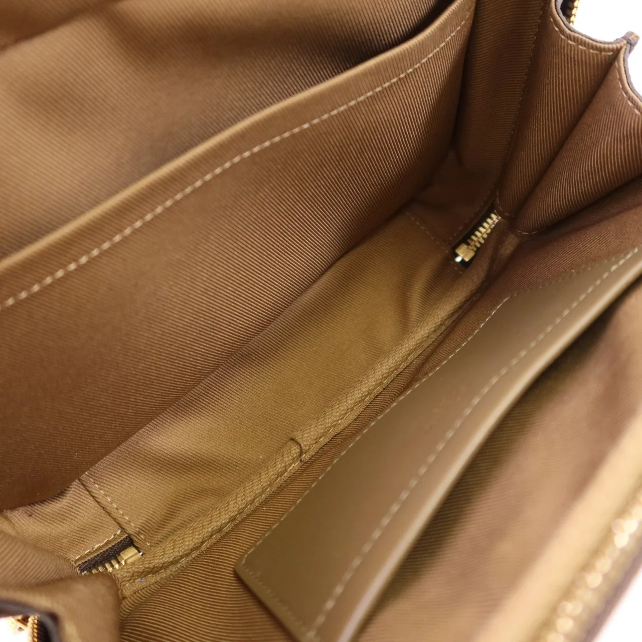 LOUIS VUITTON Utility M80446 兩用包 塗層帆布 棕色 塗層帆布 中古品A - 縮圖 5