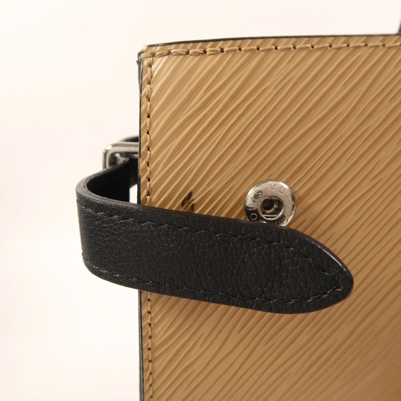 LOUIS VUITTON Twist M51846 2-Way Bag Calfskin 米色 / Camel Calfskin Rank B - Thumbnail 18