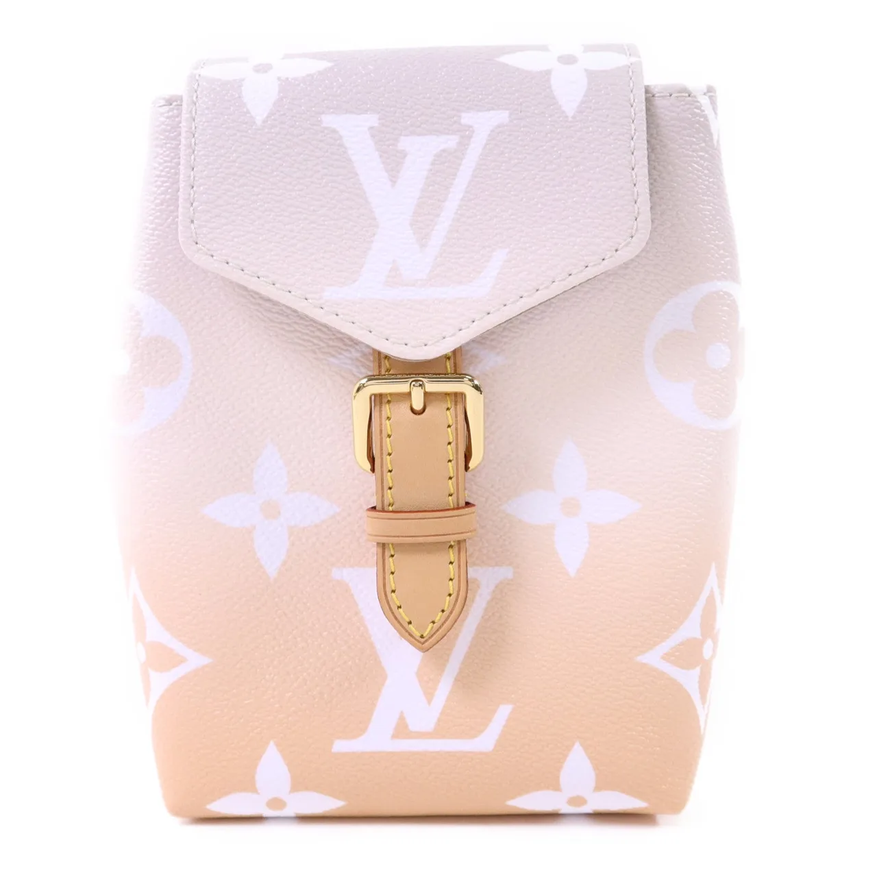 LOUIS VUITTON M45764 背包 塗層帆布 米色 / 灰色