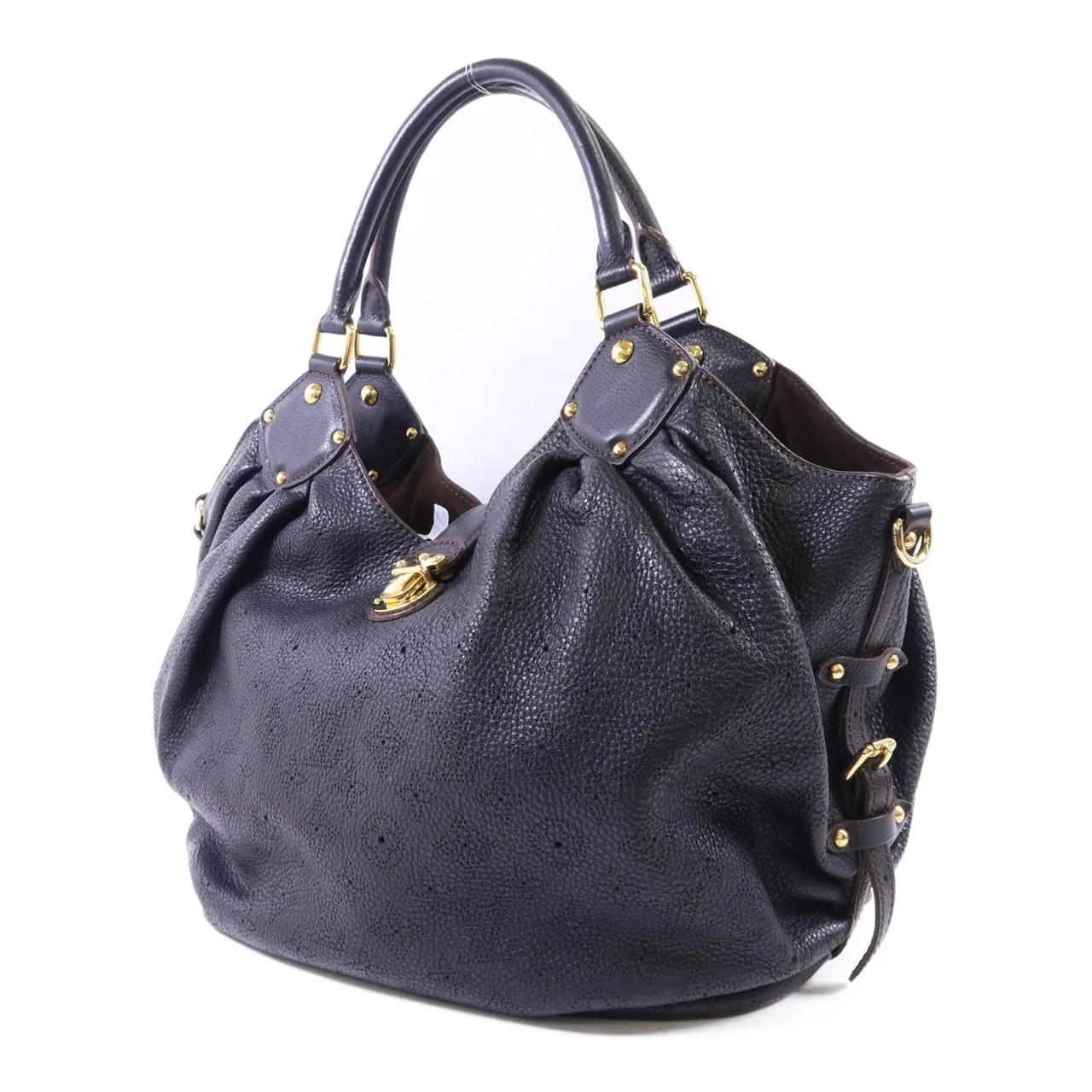 LOUIS VUITTON M93441 肩背包 牛皮 黑色 牛皮 中古品A - 縮圖 3