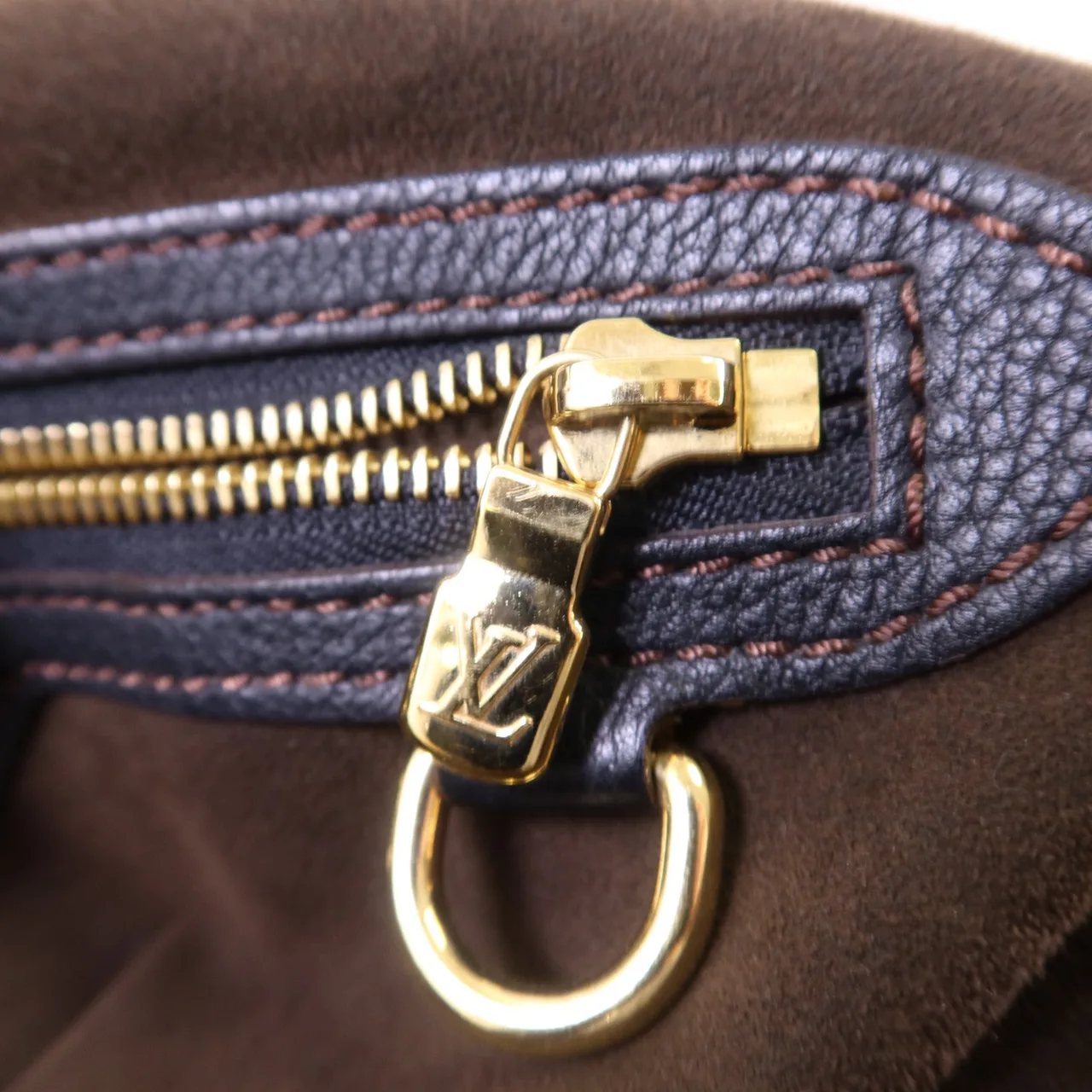 LOUIS VUITTON M93441 肩背包 牛皮 黑色 牛皮 中古品A - 縮圖 9