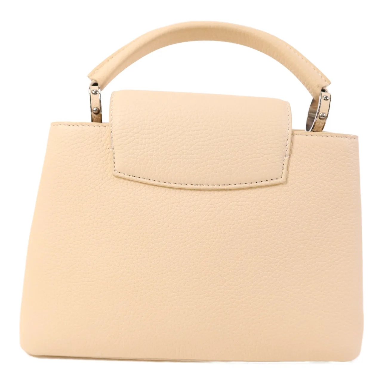 LOUIS VUITTON Capucines M53661 2-Way Bag Calfskin 米色 / Light Beige Calfskin Rank A - Thumbnail 2