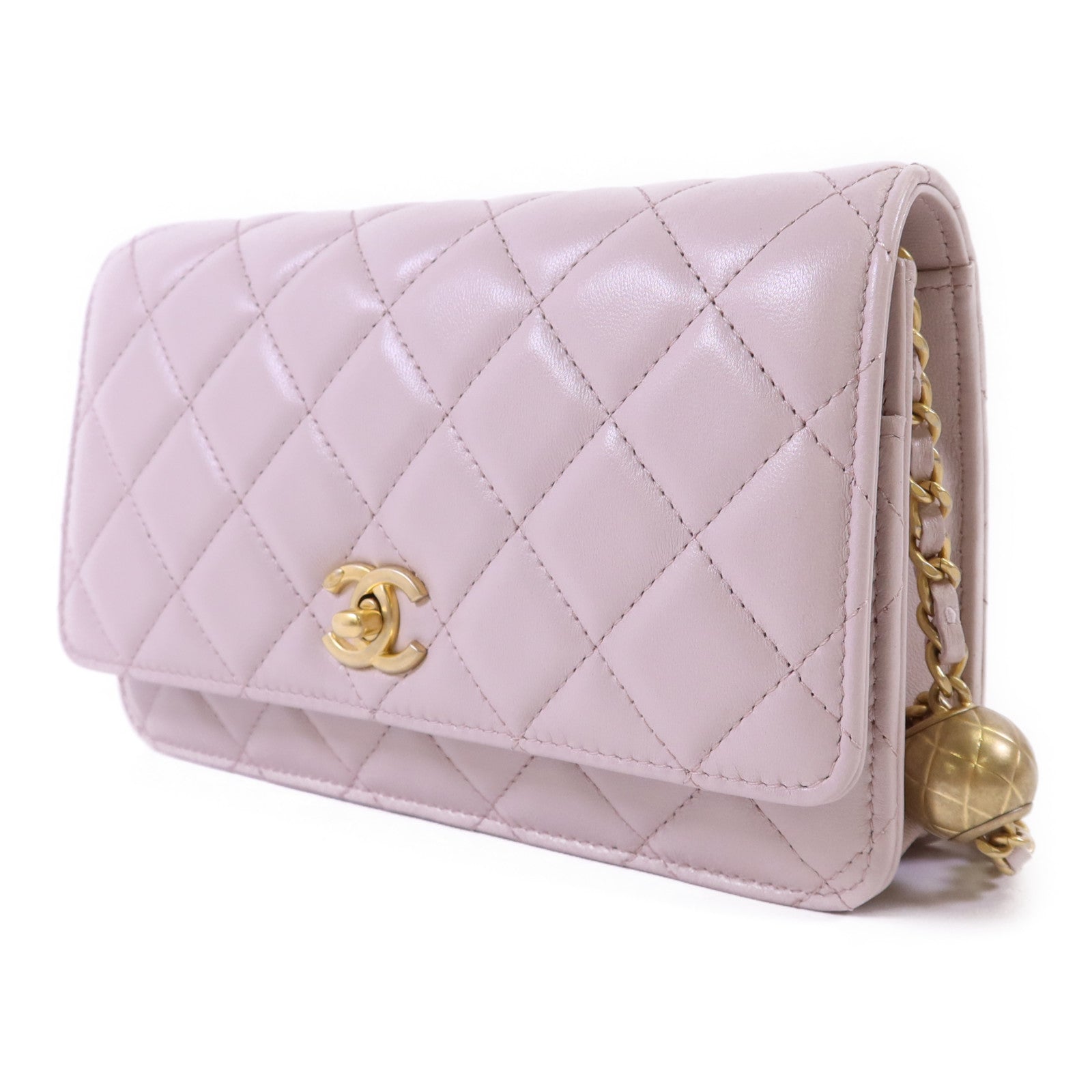 LOUIS VUITTON WOC Shoulder Bag Lambskin 3