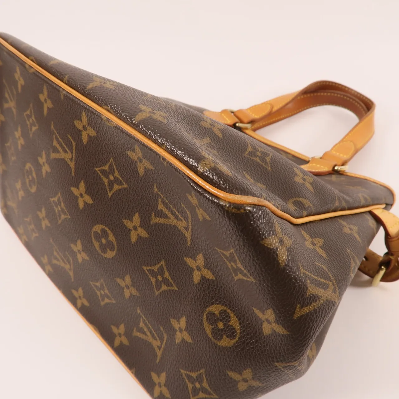 LOUIS VUITTON Batignolles M51156 Tote Bag Coated Canvas 棕色 / Brown Coated Canvas Rank B - Thumbnail 6