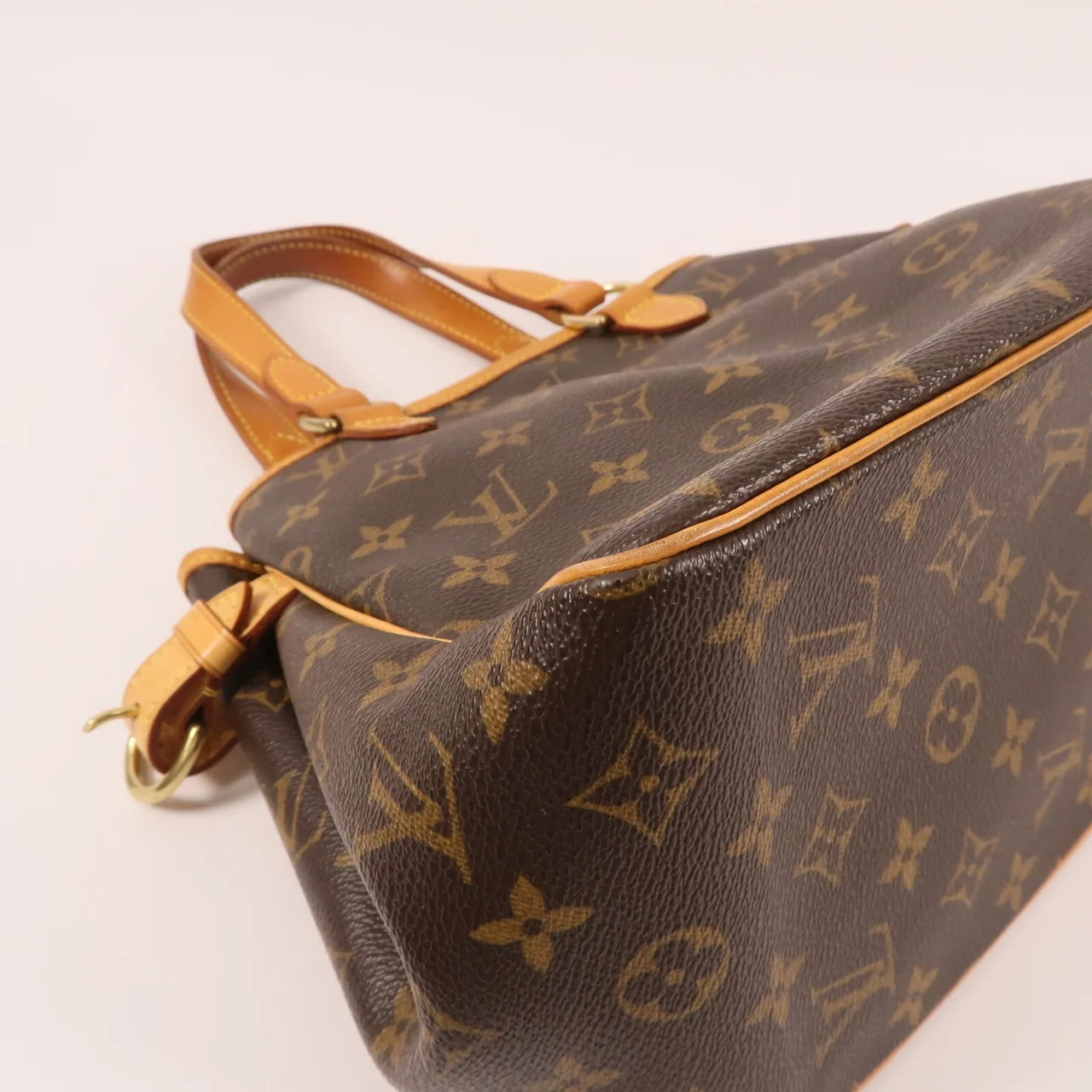 LOUIS VUITTON Batignolles M51156 Tote Bag Coated Canvas 棕色 / Brown Coated Canvas Rank B - Thumbnail 7