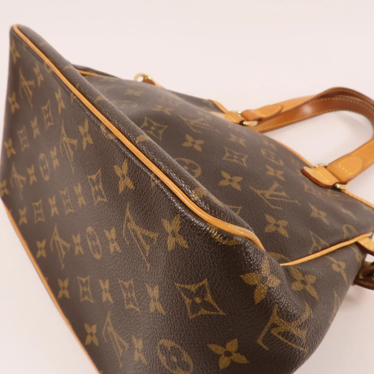 LOUIS VUITTON Batignolles M51156 Tote Bag Coated Canvas 棕色 / Brown Coated Canvas Rank B - Thumbnail 8