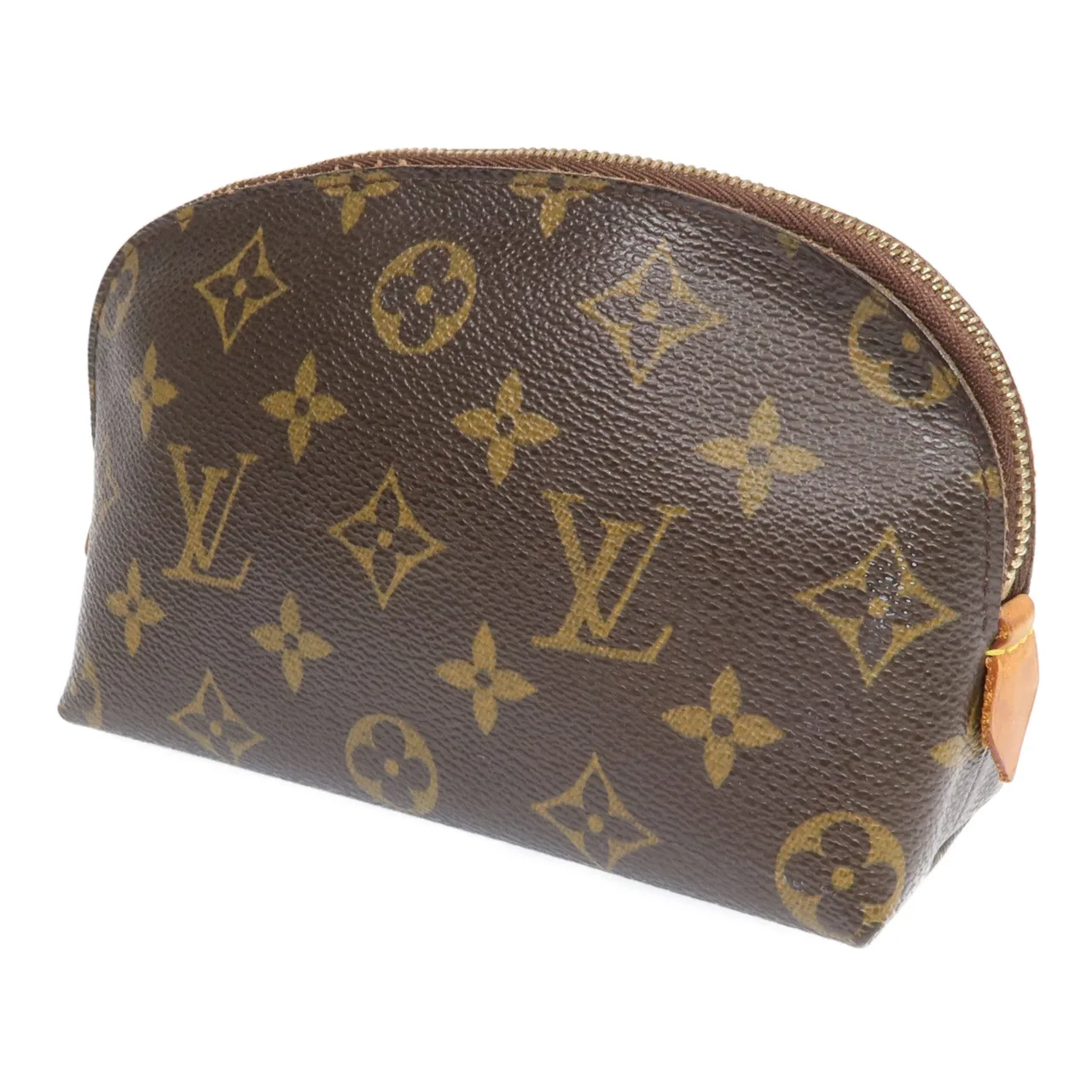 LOUIS VUITTON Cosmetic Pouch M47515 Clutch Coated Canvas 棕色 Coated Canvas Rank B - Thumbnail 3