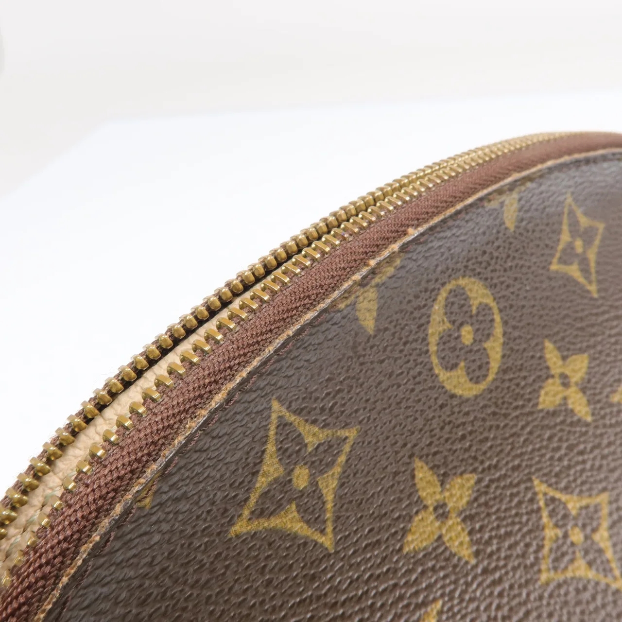 LOUIS VUITTON Cosmetic Pouch M47515 Clutch Coated Canvas 棕色 Coated Canvas Rank B - Thumbnail 8