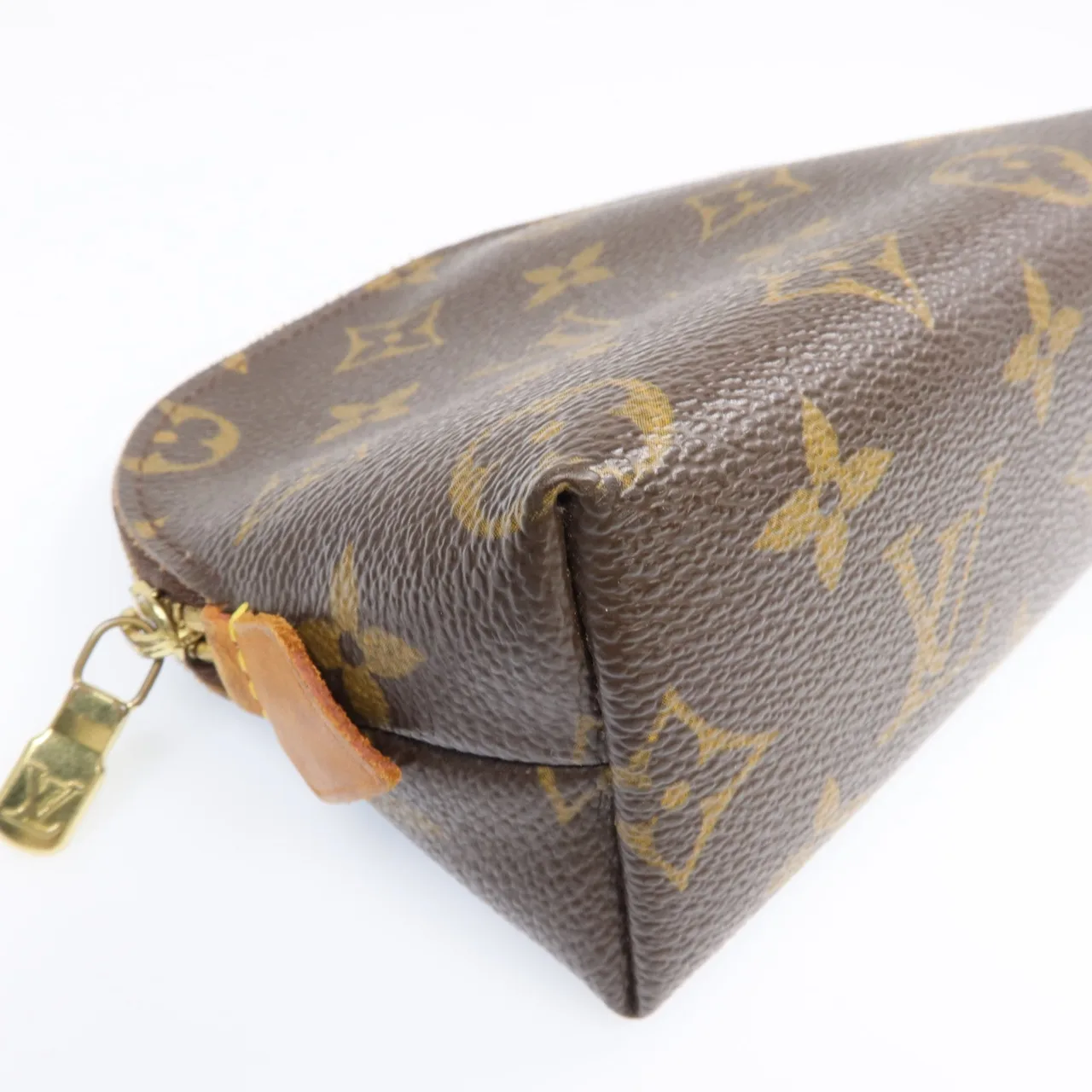 LOUIS VUITTON Cosmetic Pouch M47515 Clutch Coated Canvas 棕色 Coated Canvas Rank B - Thumbnail 14