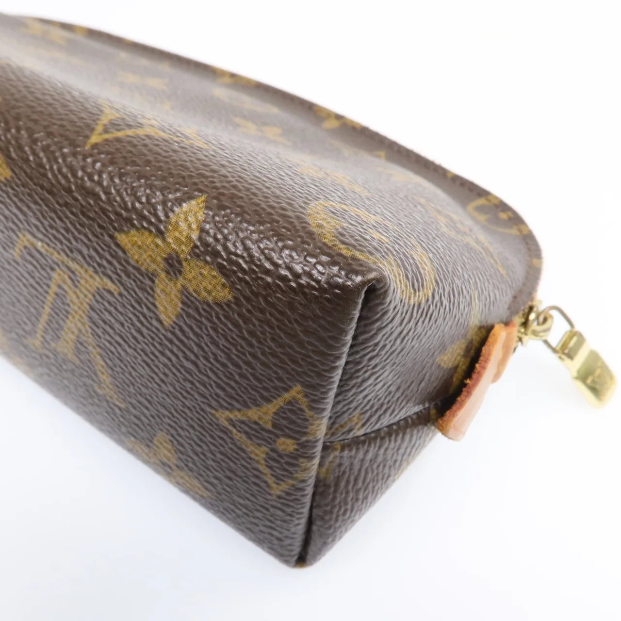 LOUIS VUITTON Cosmetic Pouch M47515 Clutch Coated Canvas 棕色 Coated Canvas Rank B - Thumbnail 15