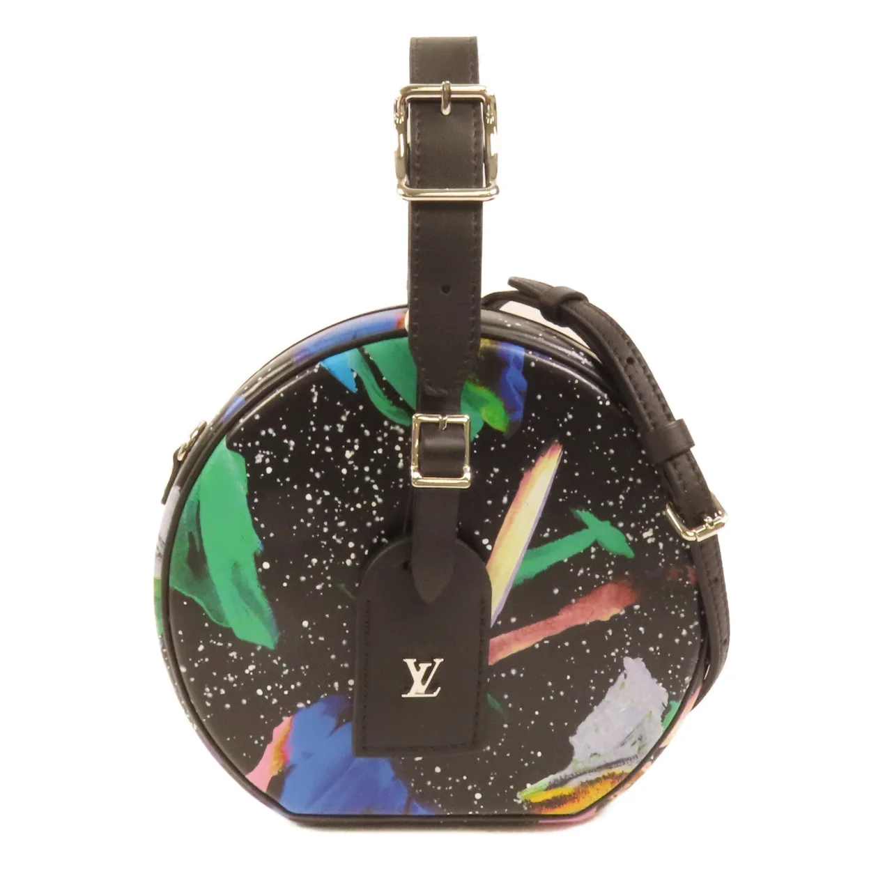 LOUIS VUITTON Petite Boite Chapeau M53798 2-Way Bag Leather 黑色 / Black/Multi