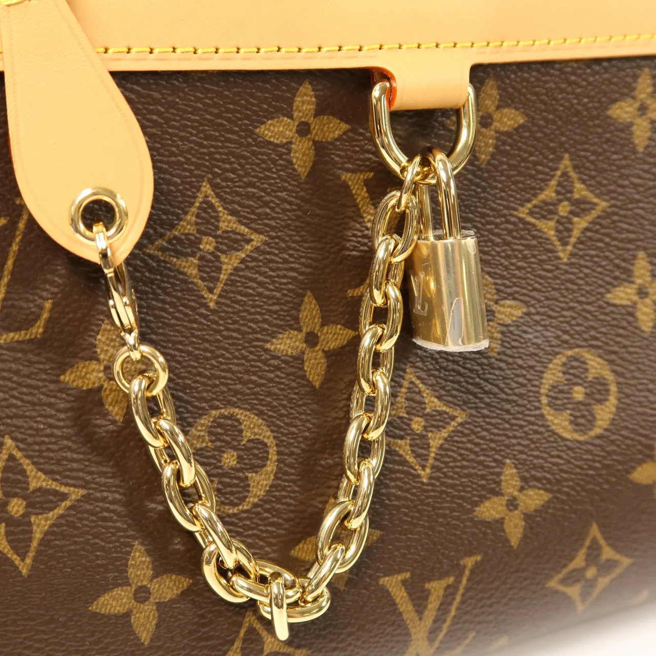 LOUIS VUITTON M15208 2-Way Bag Coated Canvas 棕色 Coated Canvas Rank A - Thumbnail 9