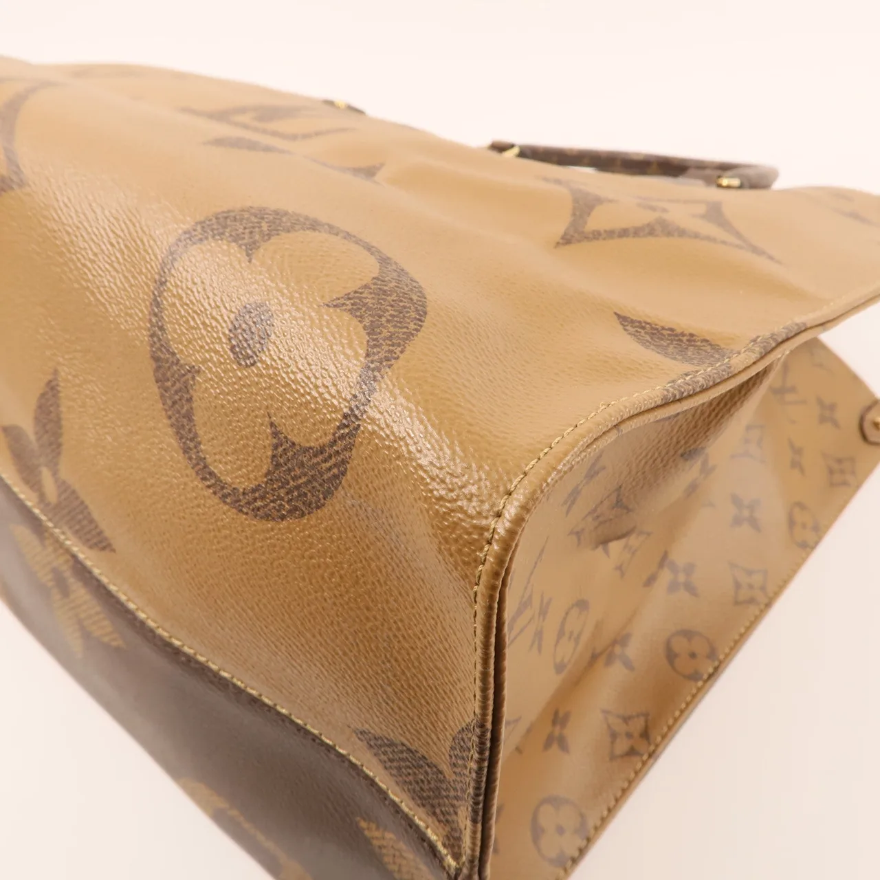 LOUIS VUITTON OnTheGo M45320 2-Way Bag Coated Canvas 棕色 Coated Canvas Rank A - Thumbnail 8