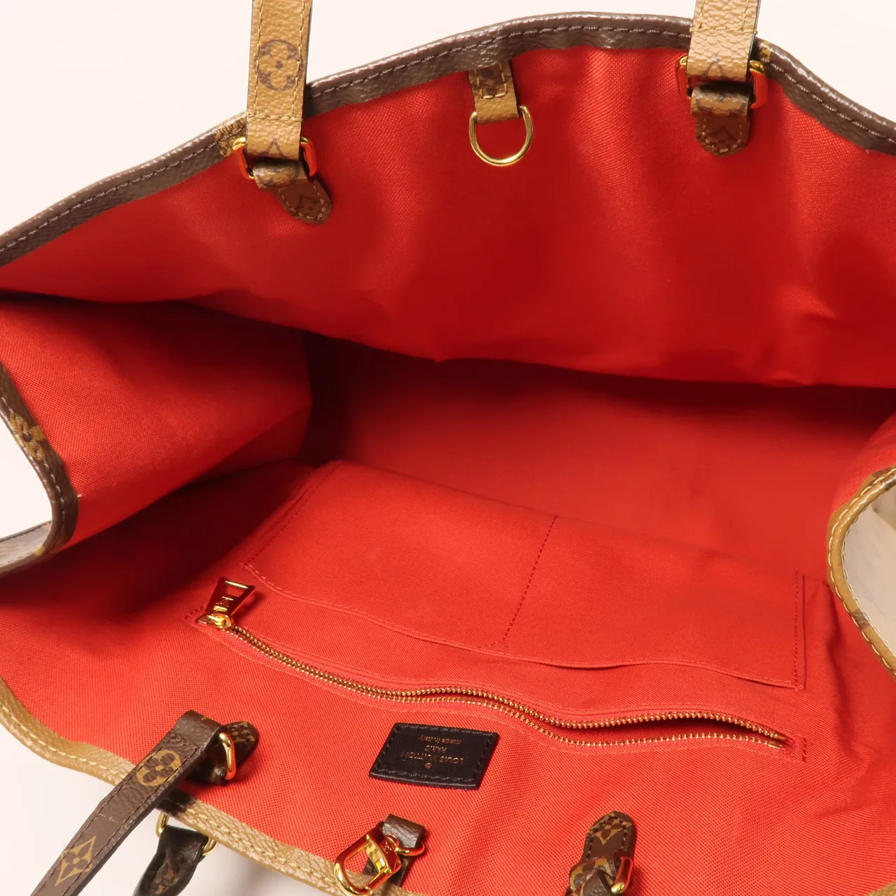 LOUIS VUITTON OnTheGo M45320 2-Way Bag Coated Canvas 棕色 Coated Canvas Rank A - Thumbnail 12