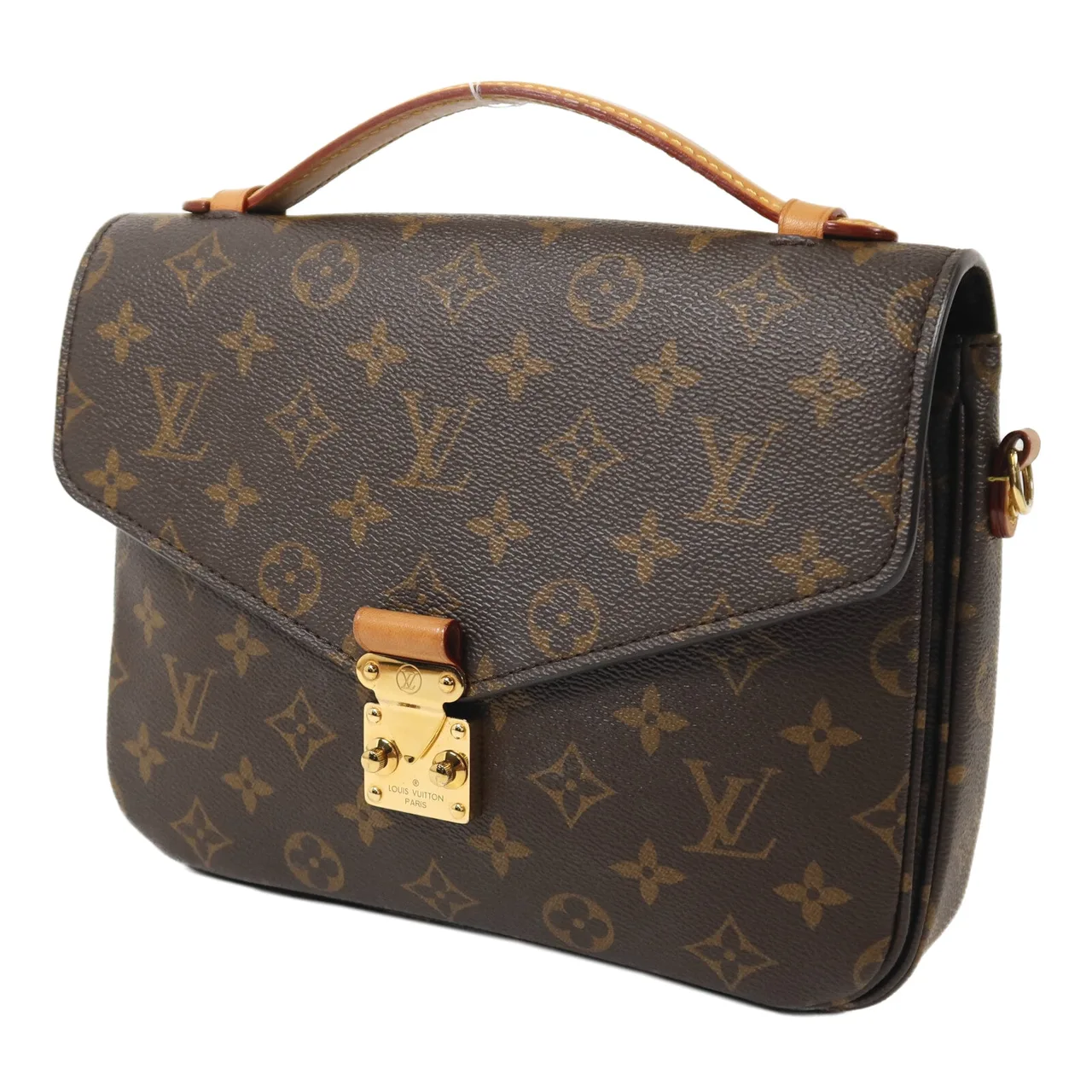 LOUIS VUITTON Pochette Metis M44875 兩用包 塗層帆布 棕色 塗層帆布 中古品A - 縮圖 3