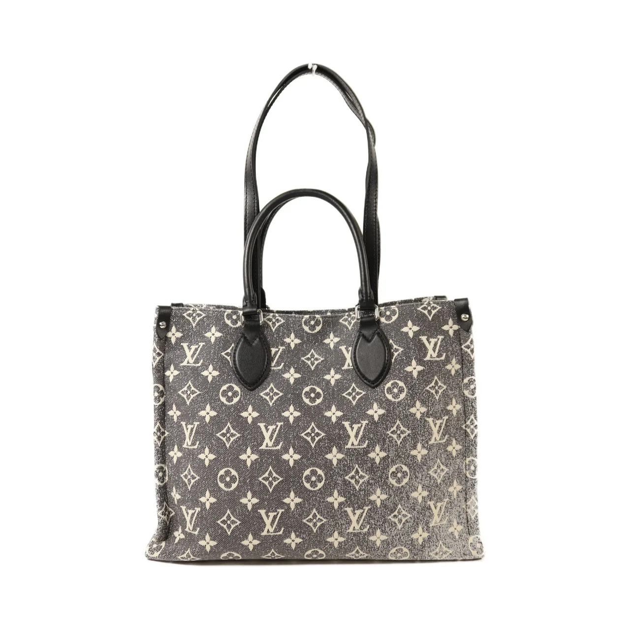 LOUIS VUITTON OnTheGo M46448 2-Way Bag denim 黑色 / Black denim Rank A - Thumbnail 2