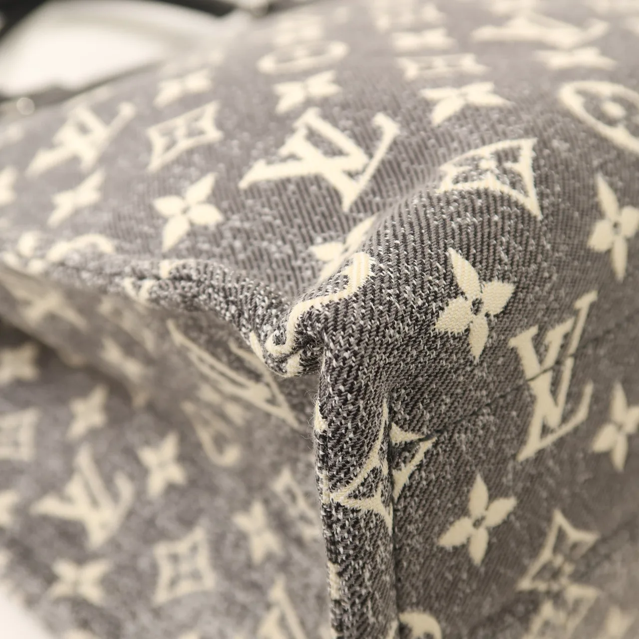 LOUIS VUITTON OnTheGo M46448 2-Way Bag denim 黑色 / Black denim Rank A - Thumbnail 9