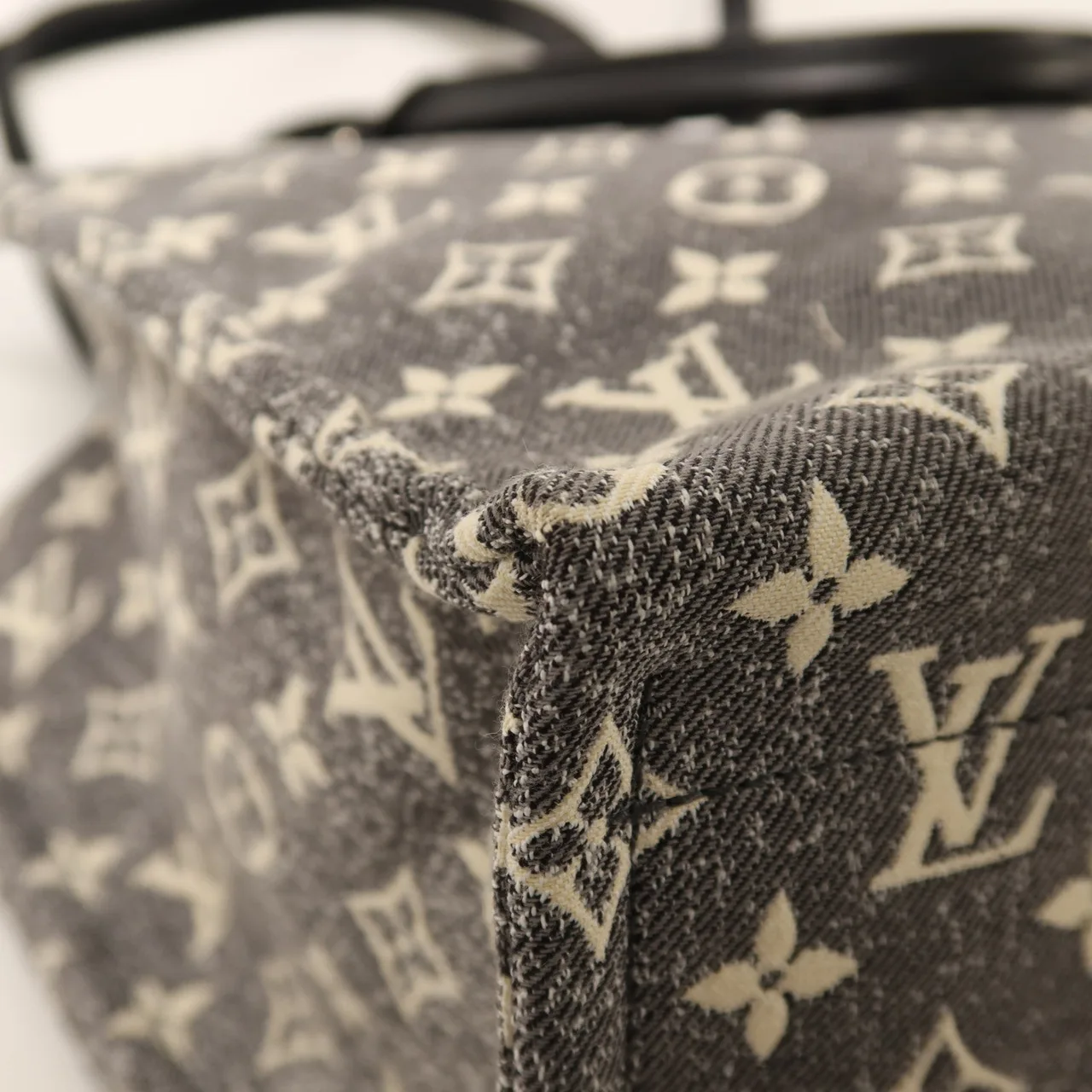 LOUIS VUITTON OnTheGo M46448 2-Way Bag denim 黑色 / Black denim Rank A - Thumbnail 11