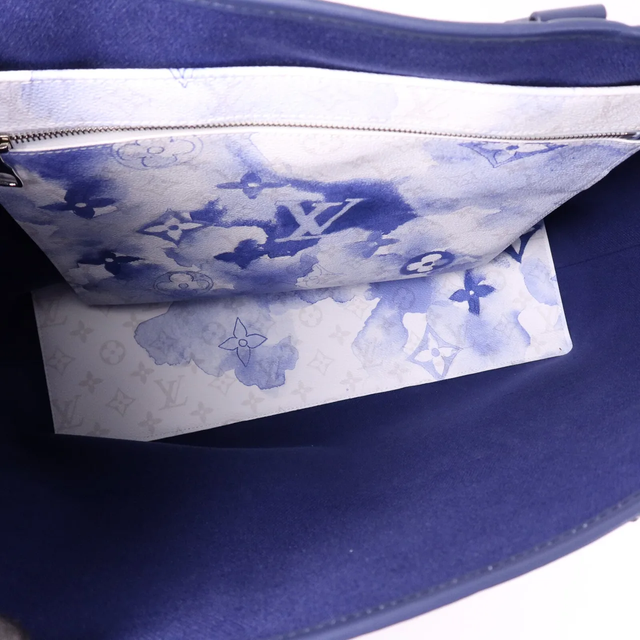 LOUIS VUITTON M45755 2-Way Bag Coated Canvas 藍色 / Blue Coated Canvas Rank A - Thumbnail 5