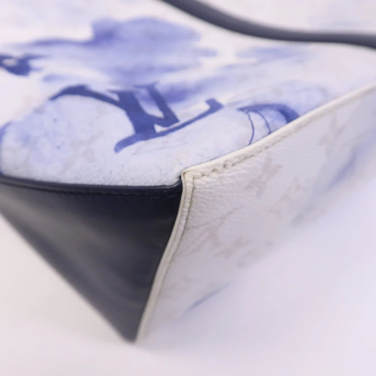 LOUIS VUITTON M45755 2-Way Bag Coated Canvas 藍色 / Blue Coated Canvas Rank A - Thumbnail 11