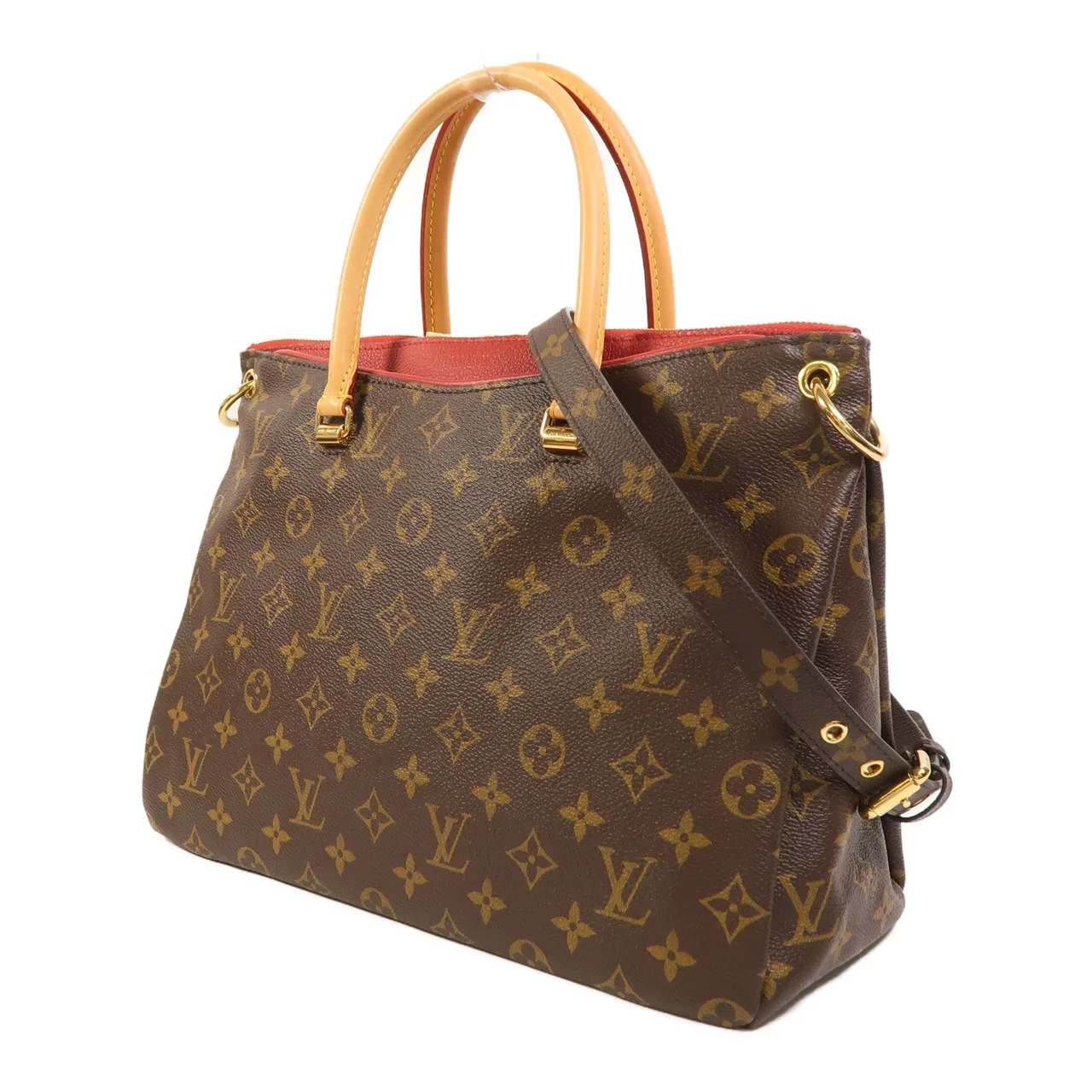 LOUIS VUITTON Pallas M41175 2-Way Bag Coated Canvas 棕色 / Brown Coated Canvas Rank A - Thumbnail 3