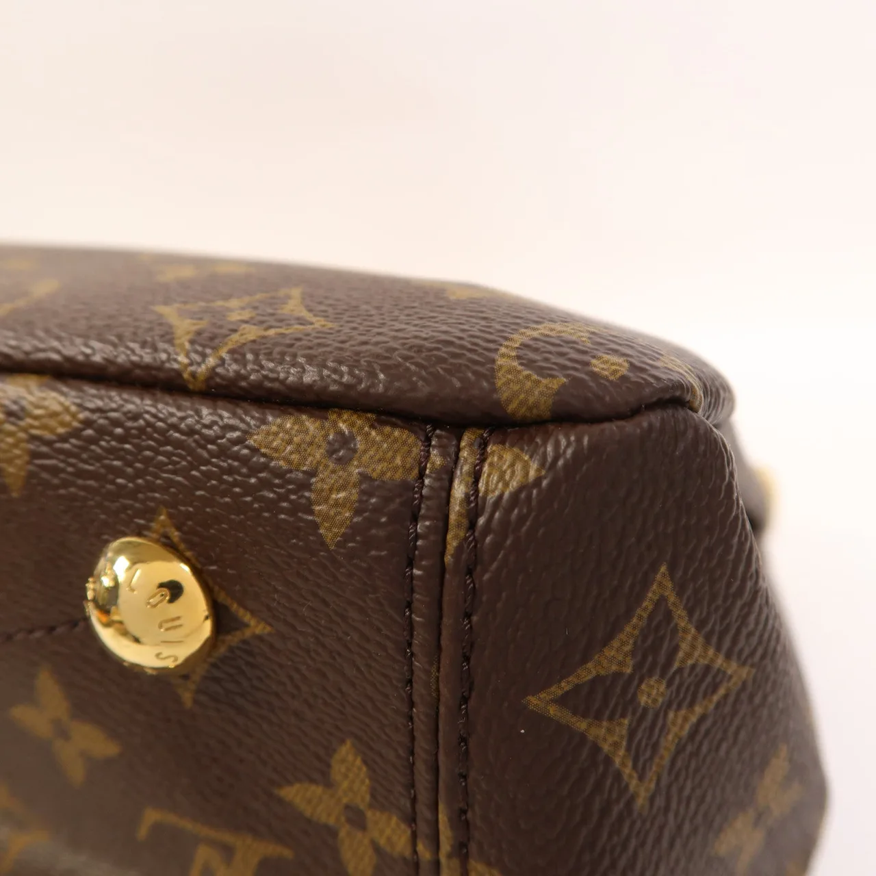 LOUIS VUITTON Pallas M41175 2-Way Bag Coated Canvas 棕色 / Brown Coated Canvas Rank A - Thumbnail 14