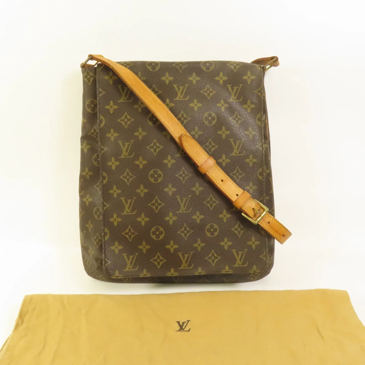 LOUIS VUITTON Musette M51256 Shoulder Bag Coated Canvas 棕色 / Brown Coated Canvas Rank B - Thumbnail 9