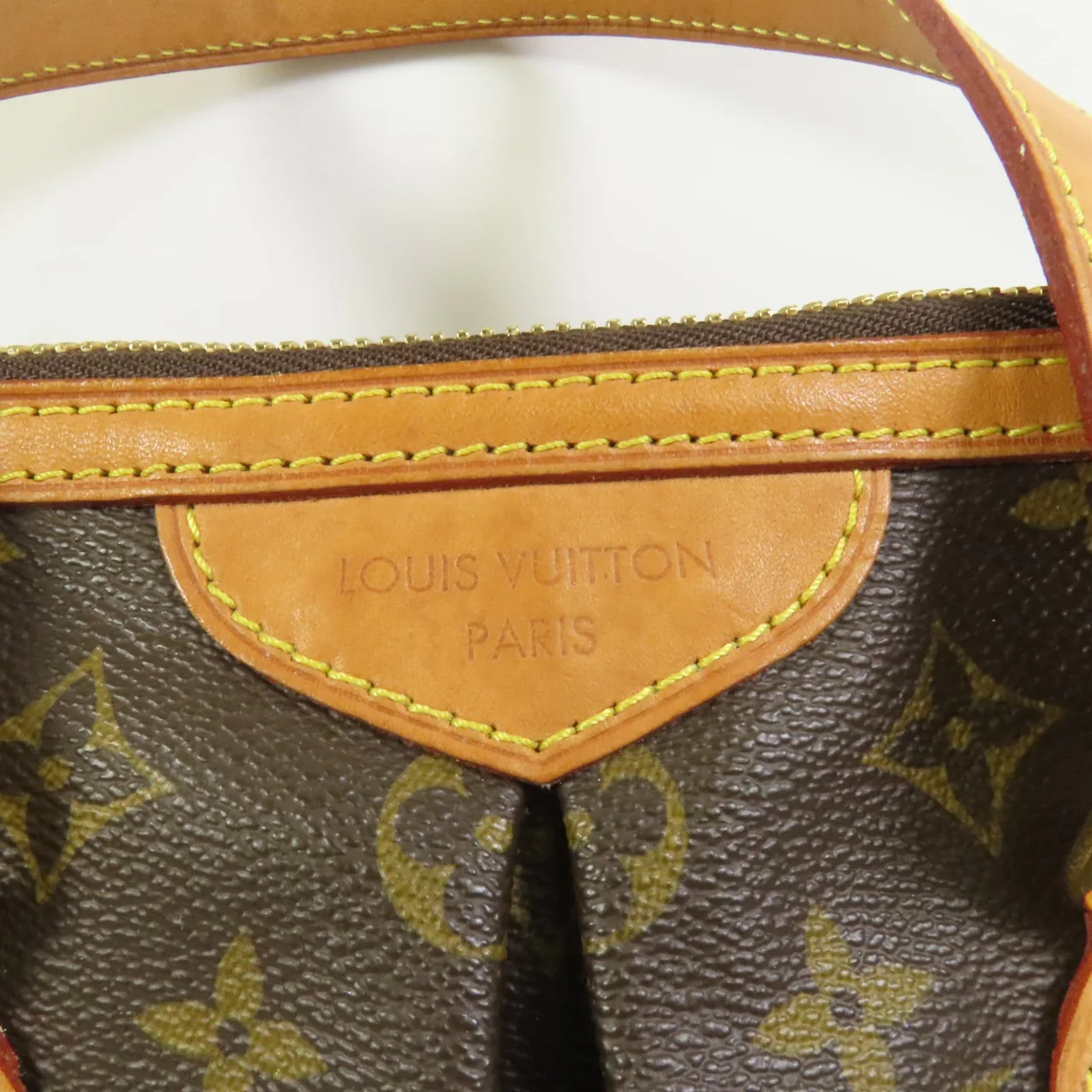 LOUIS VUITTON Palermo M40145 2-Way Bag Coated Canvas 棕色 Coated Canvas Rank B - Thumbnail 9