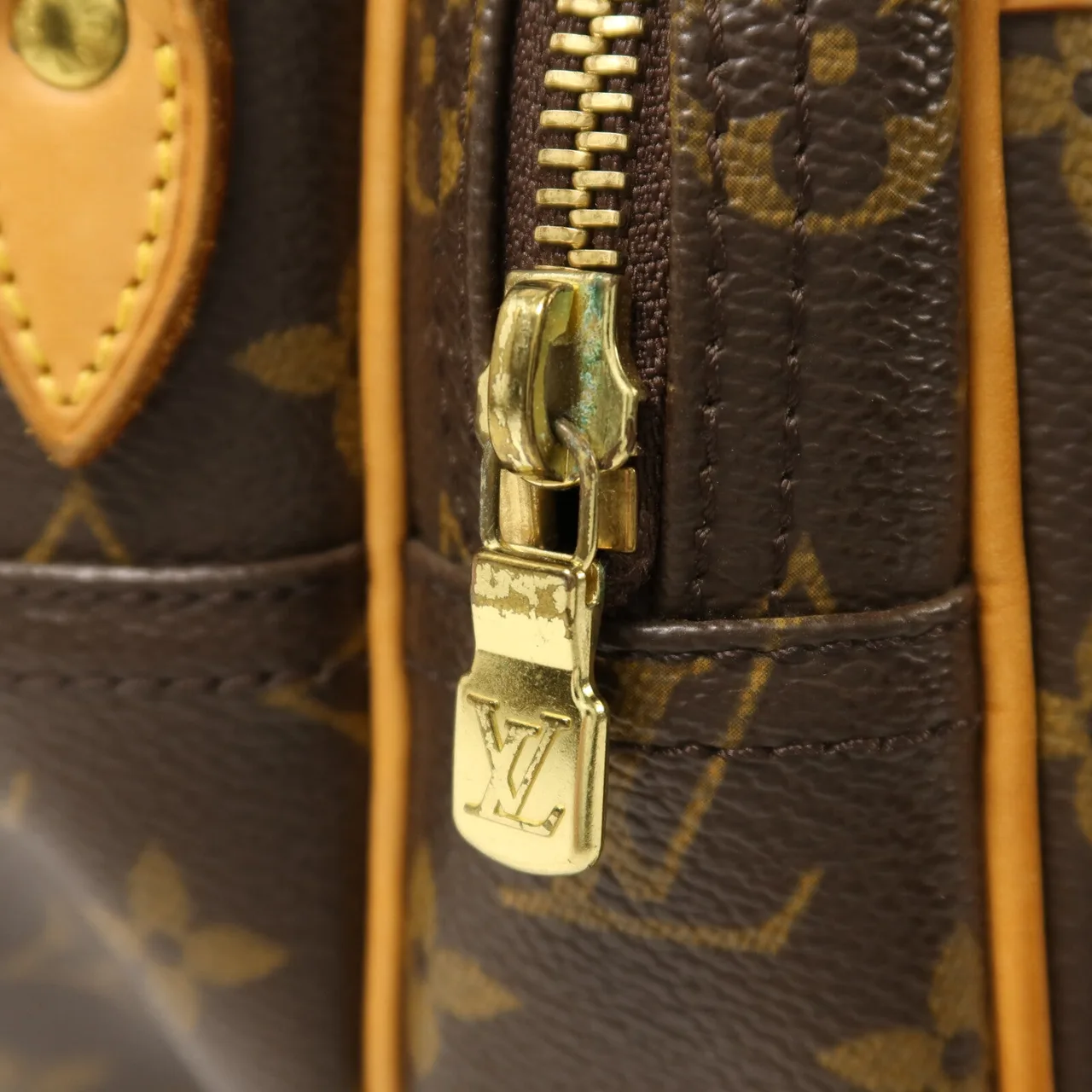 LOUIS VUITTON Reporter M45254 Shoulder Bag Coated Canvas 棕色 / Brown Coated Canvas Rank B - Thumbnail 9