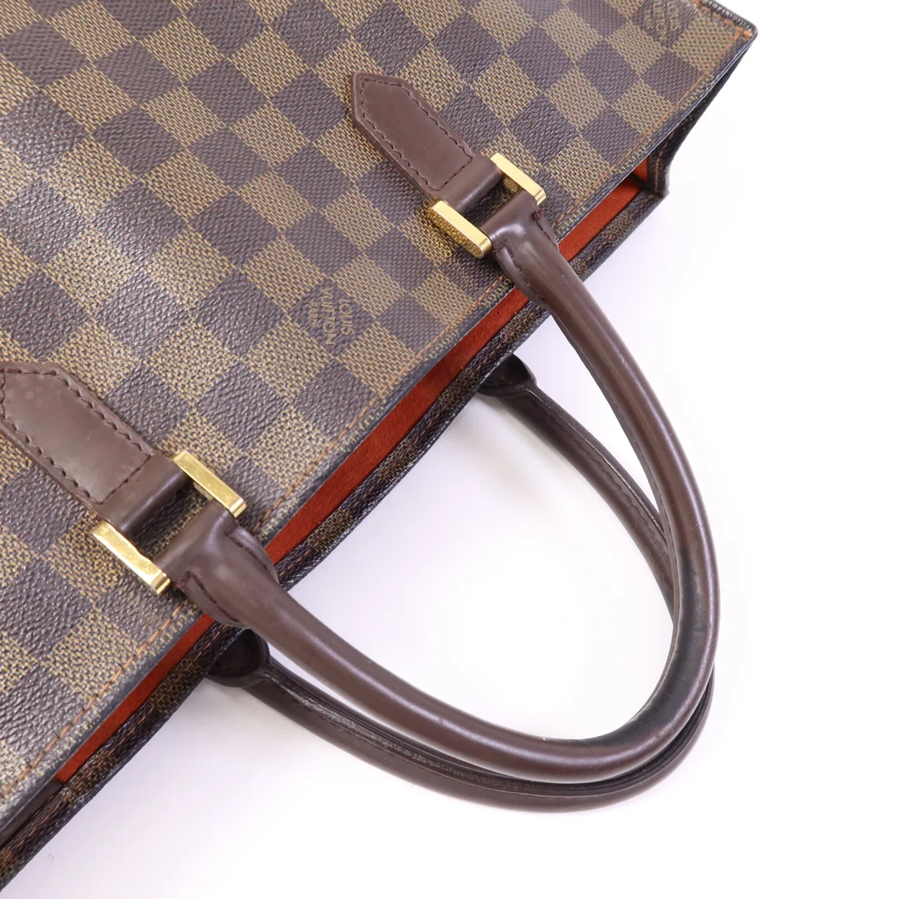 LOUIS VUITTON Sac Plat N51140 Tote Bag Coated Canvas 棕色 Coated Canvas Rank C - Thumbnail 5